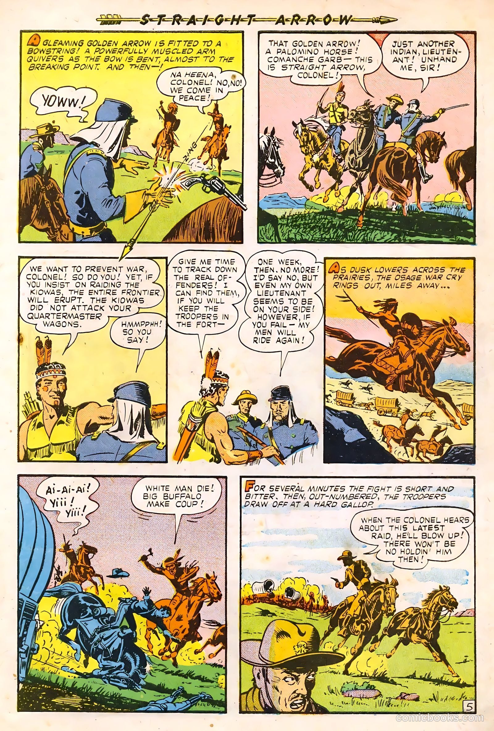 Straight Arrow #1 (1950) — page 7 of 36