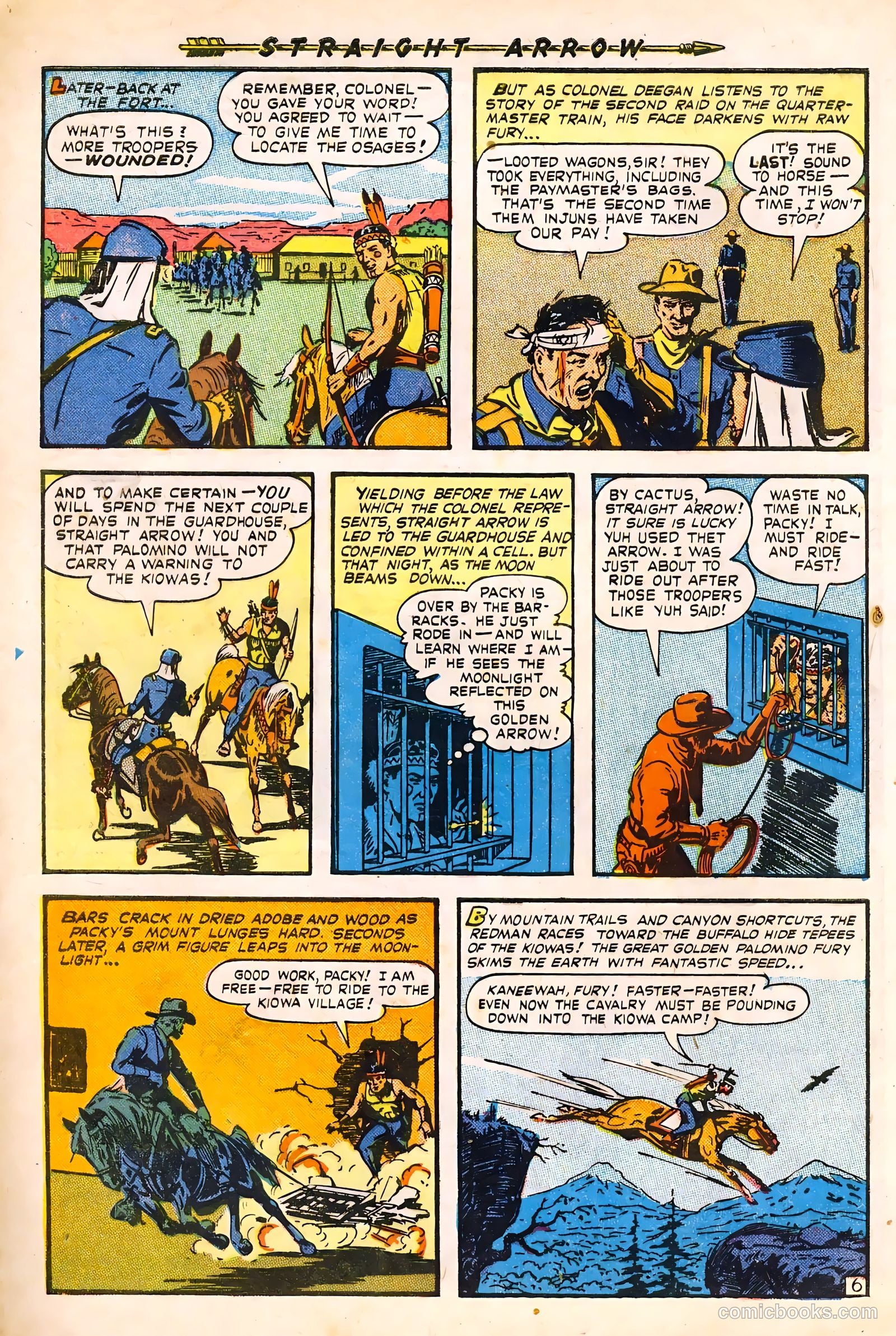 Straight Arrow #1 (1950) — page 8 of 36