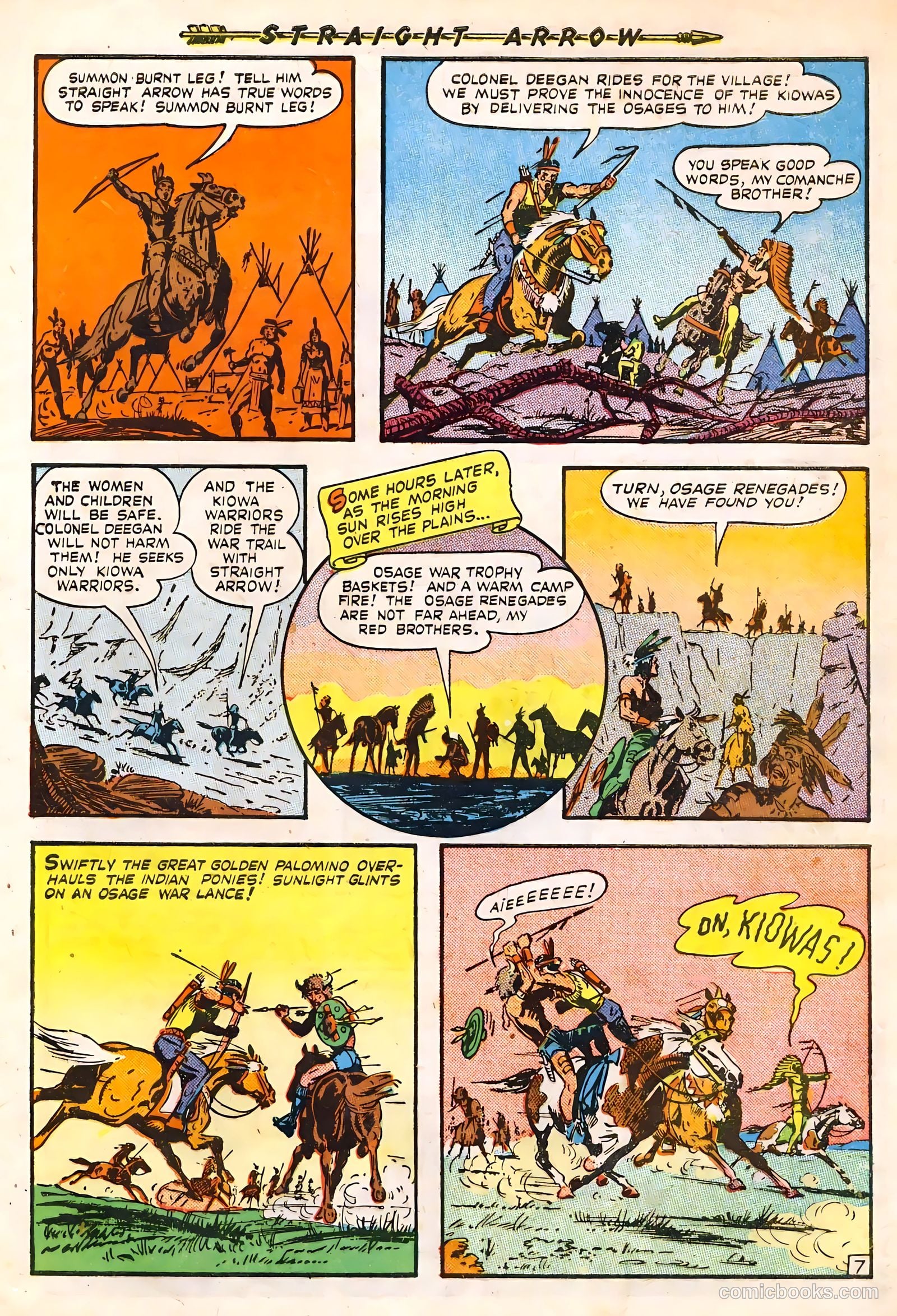 Straight Arrow #1 (1950) — page 9 of 36
