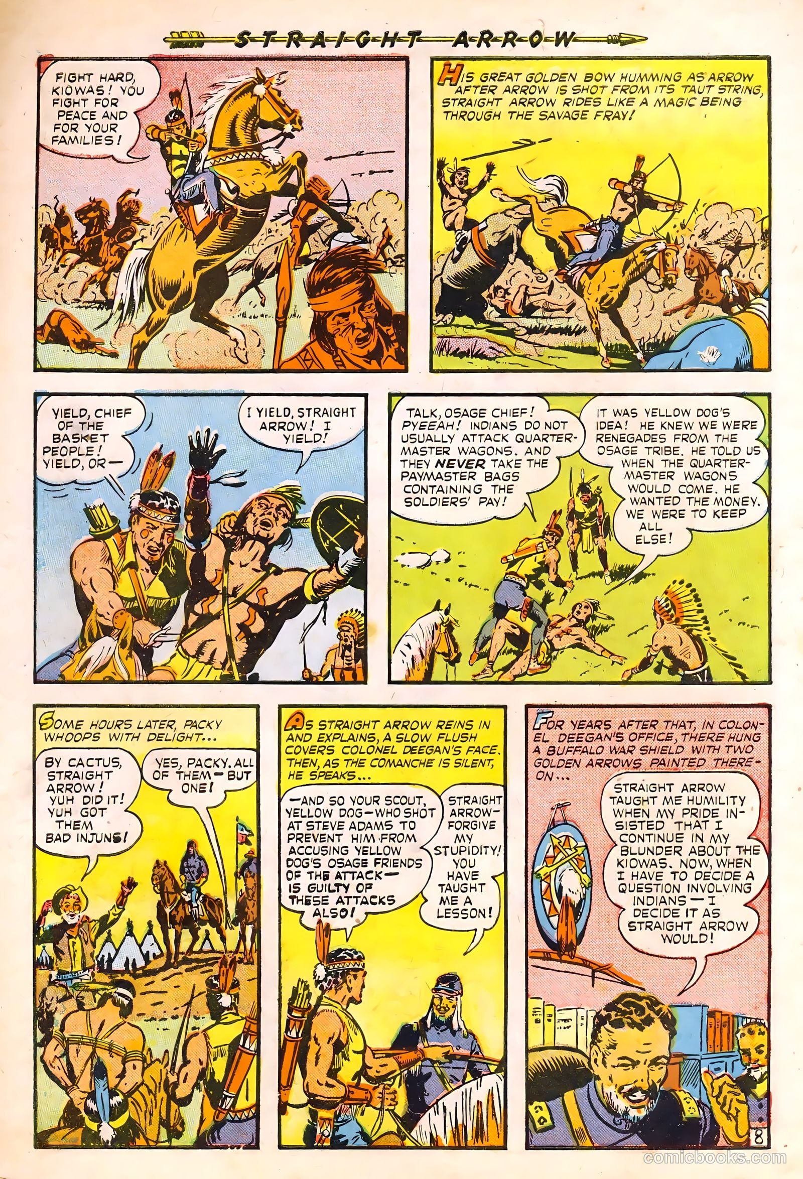 Straight Arrow #1 (1950) — page 10 of 36