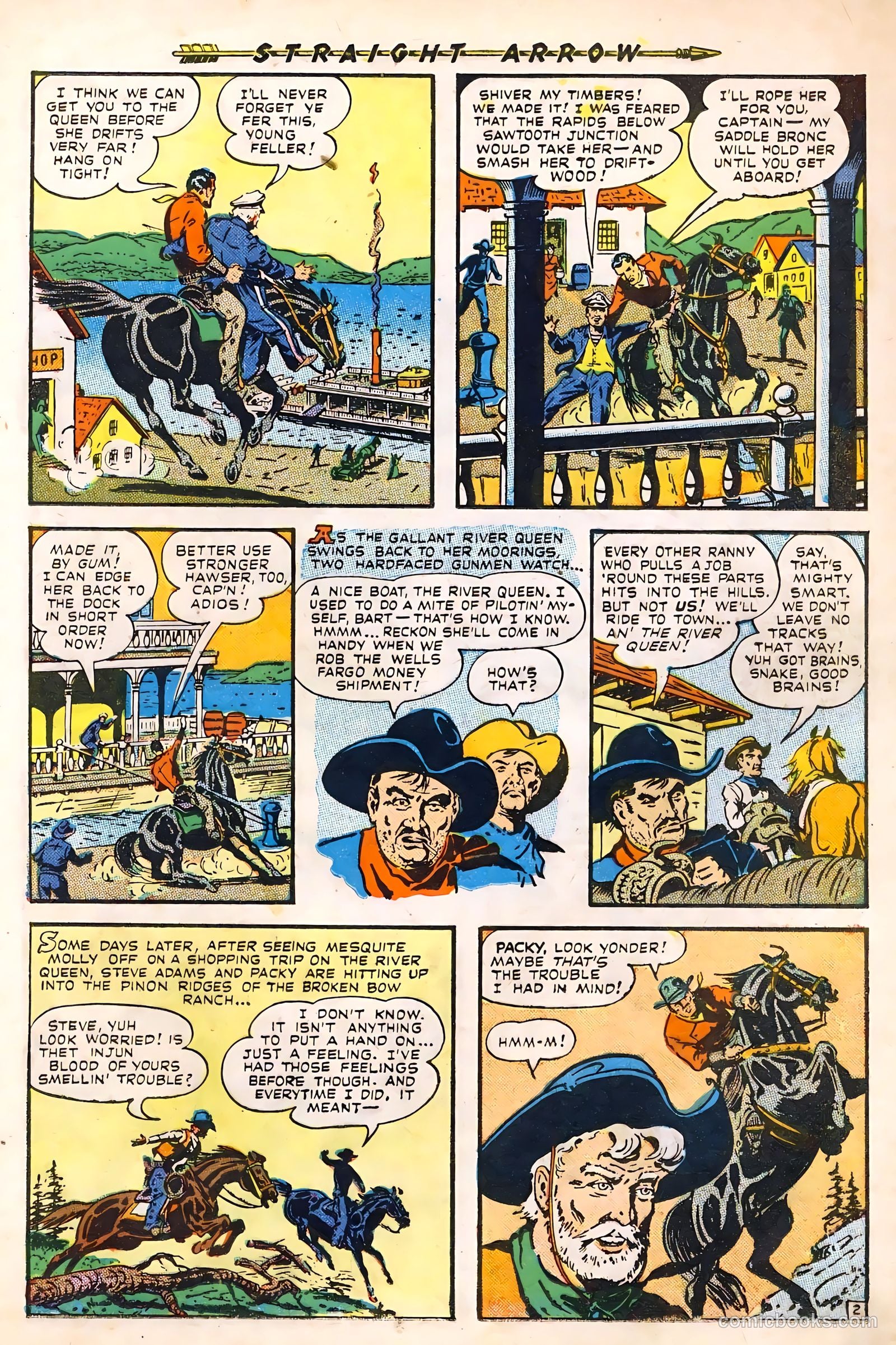 Straight Arrow #1 (1950) — page 13 of 36