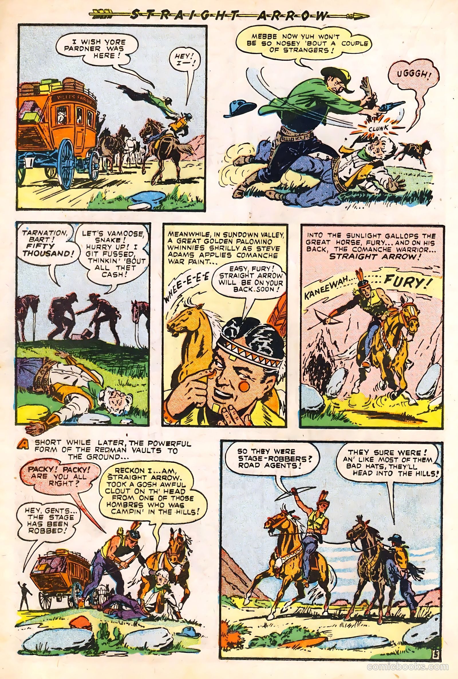 Straight Arrow #1 (1950) — page 16 of 36