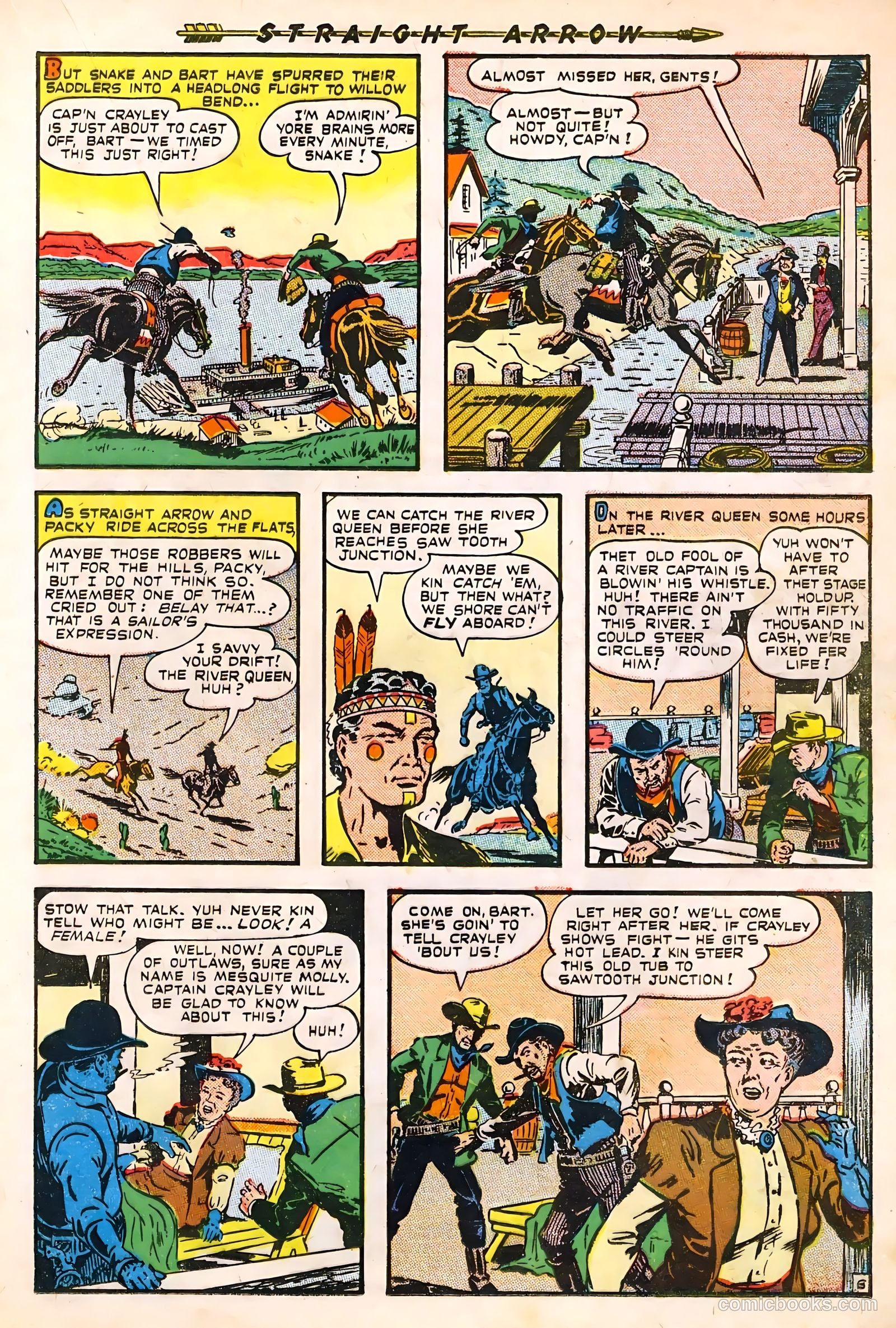 Straight Arrow #1 (1950) — page 17 of 36