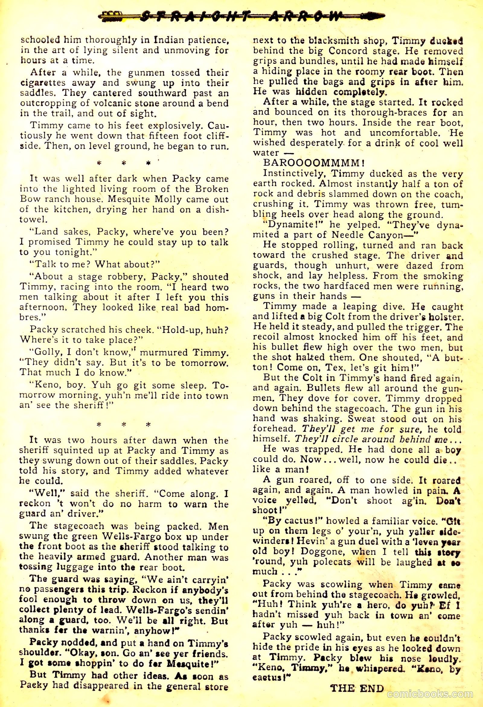 Straight Arrow #1 (1950) — page 27 of 36