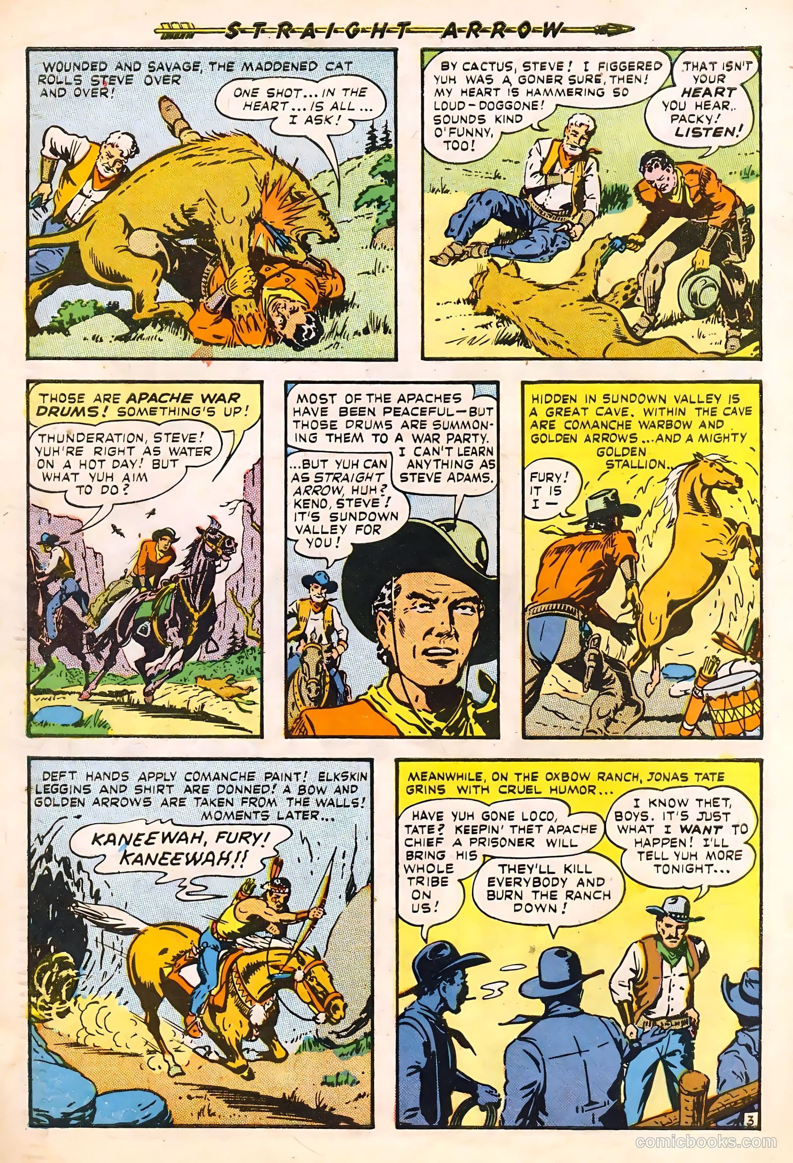 Straight Arrow #1 (1950) — page 30 of 36