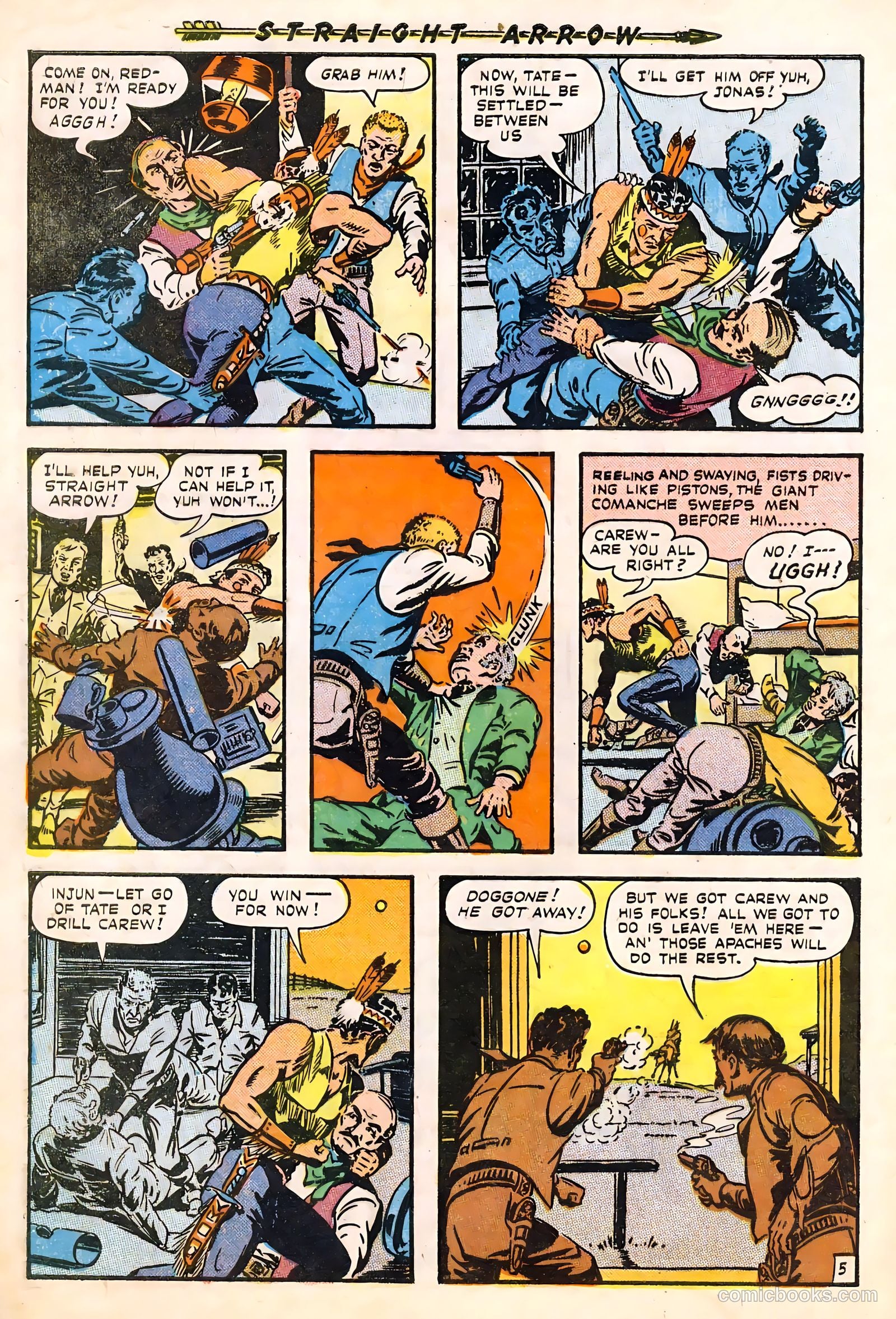 Straight Arrow #1 (1950) — page 32 of 36