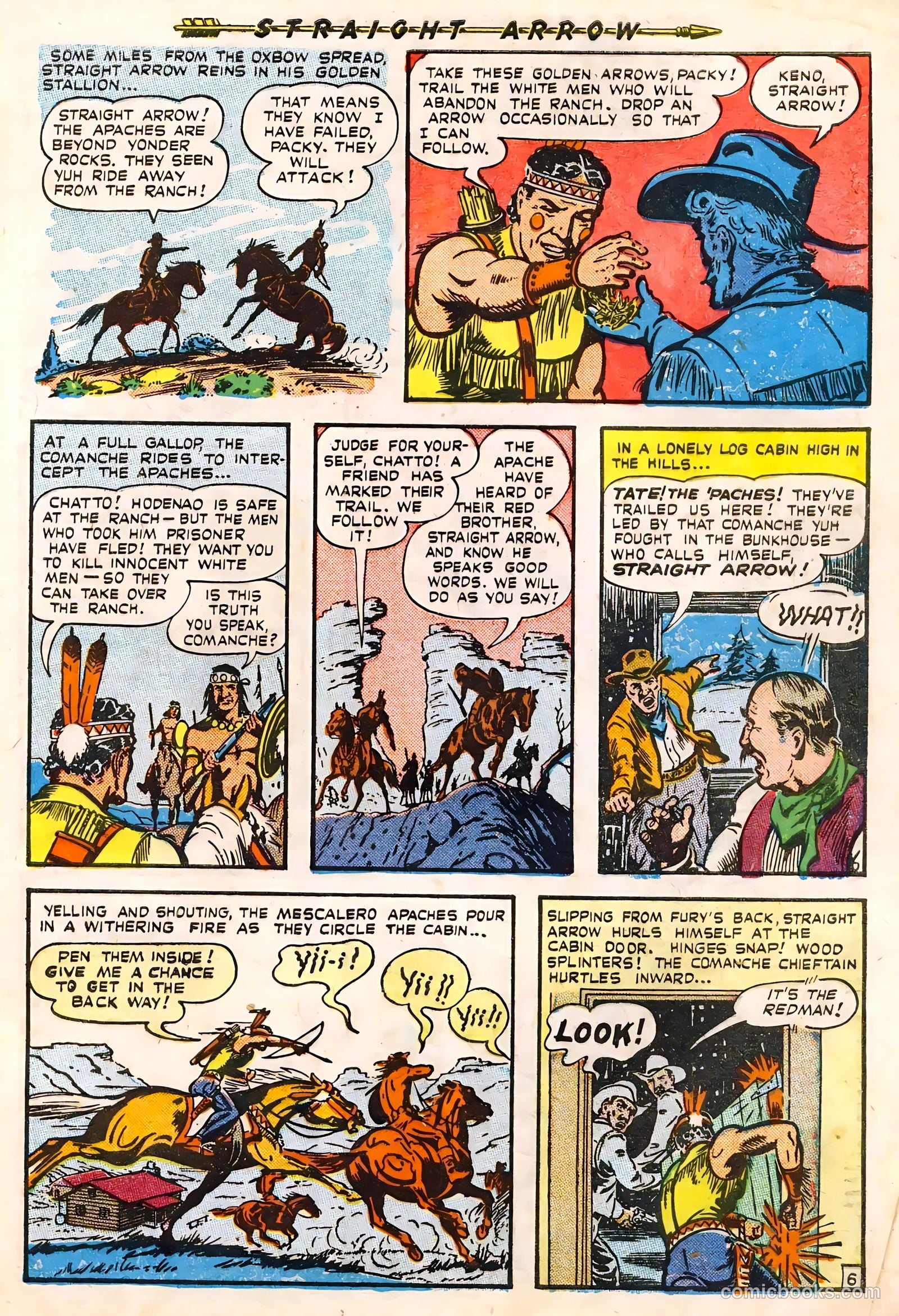 Straight Arrow #1 (1950) — page 33 of 36