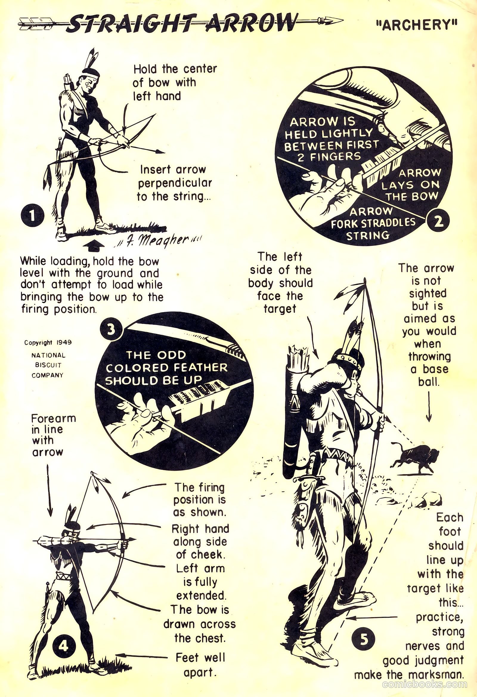 Straight Arrow #1 (1950) — page 35 of 36