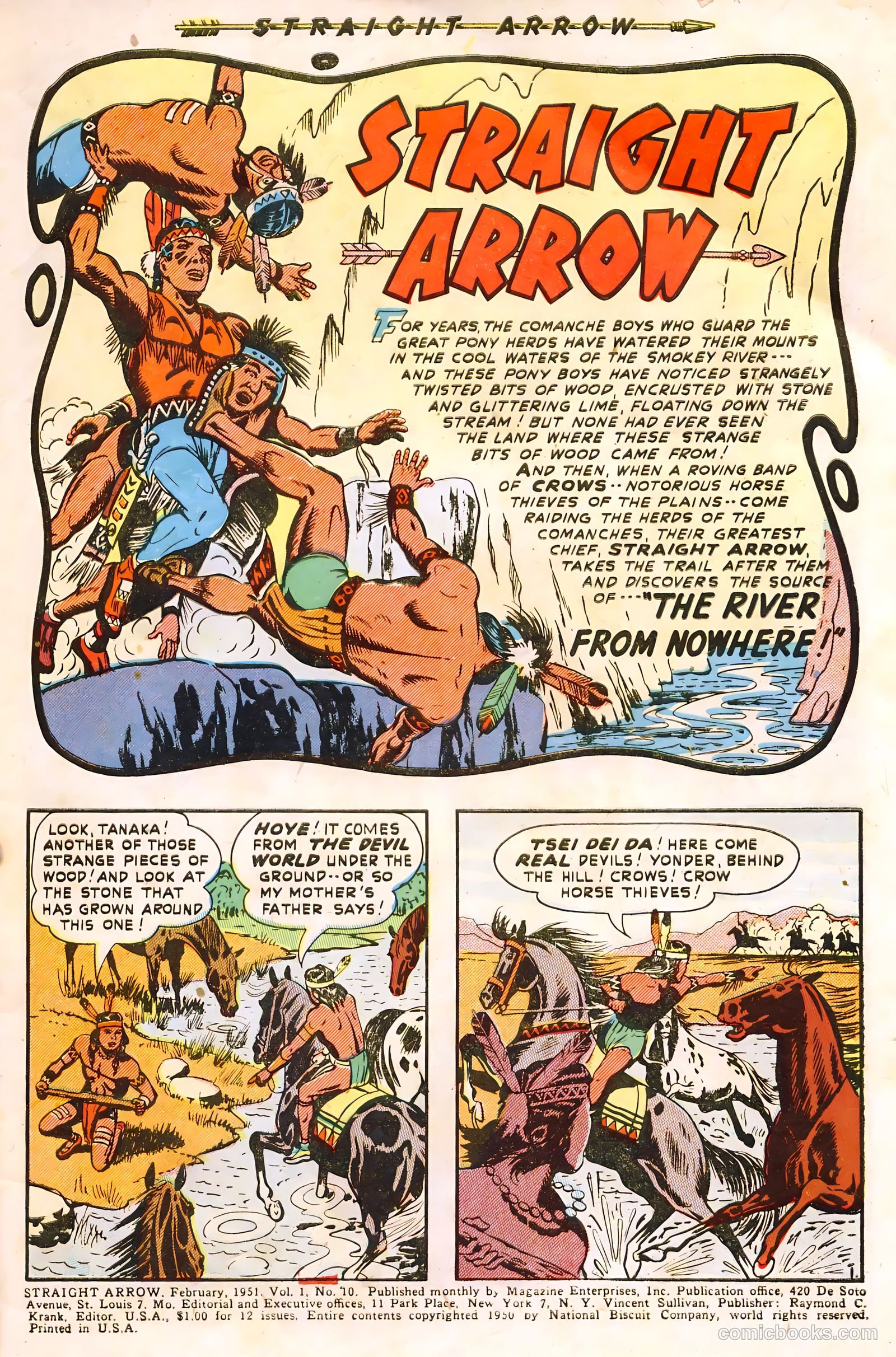 Straight Arrow #10 (1951) — page 3 of 36