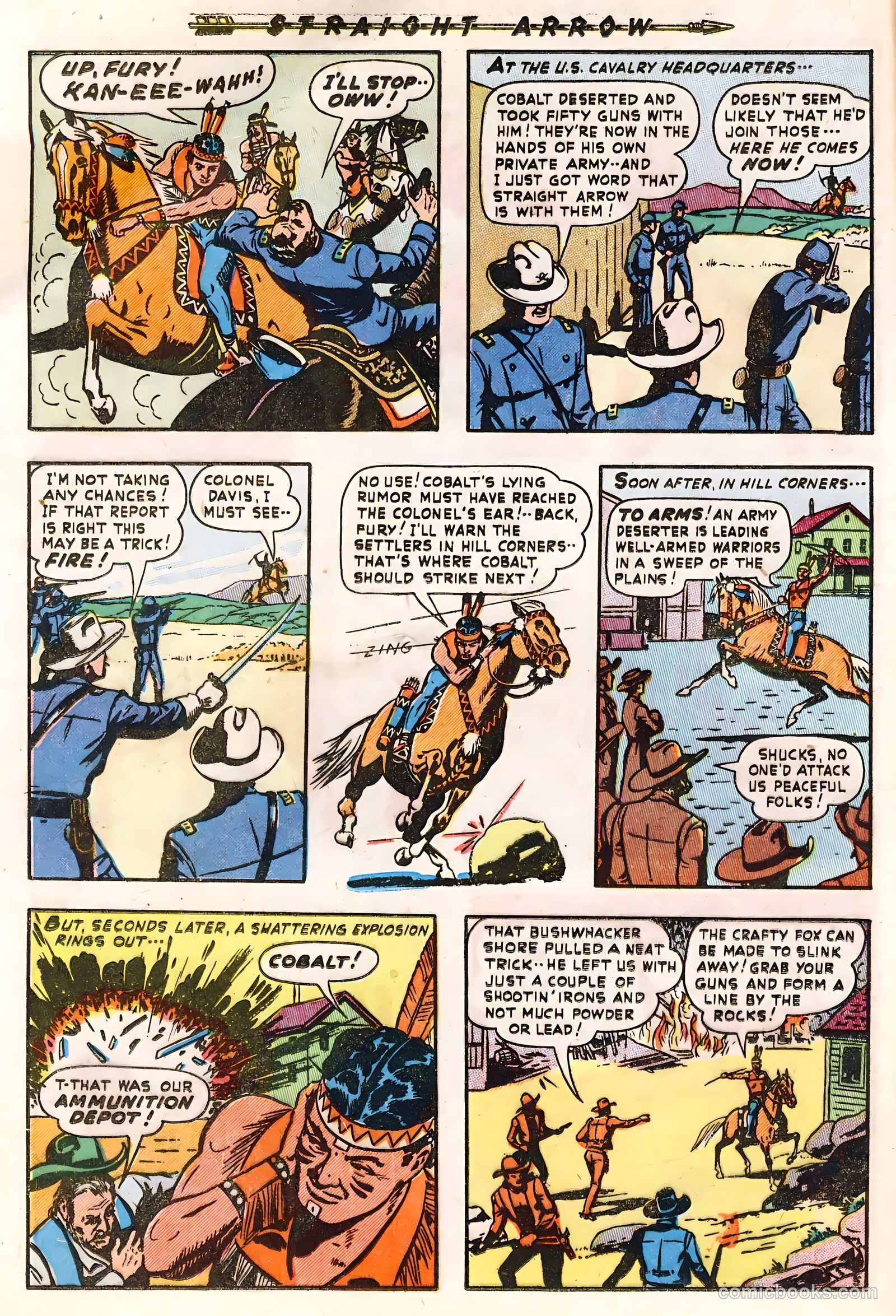 Straight Arrow #10 (1951) — page 16 of 36