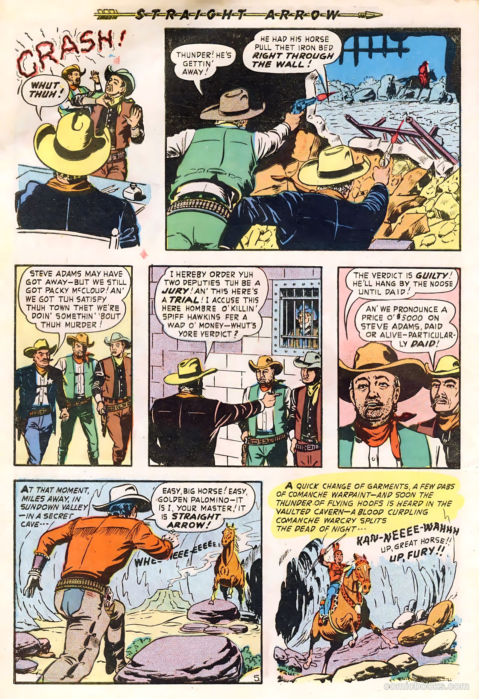 Straight Arrow #10 (1951) — page 30 of 36
