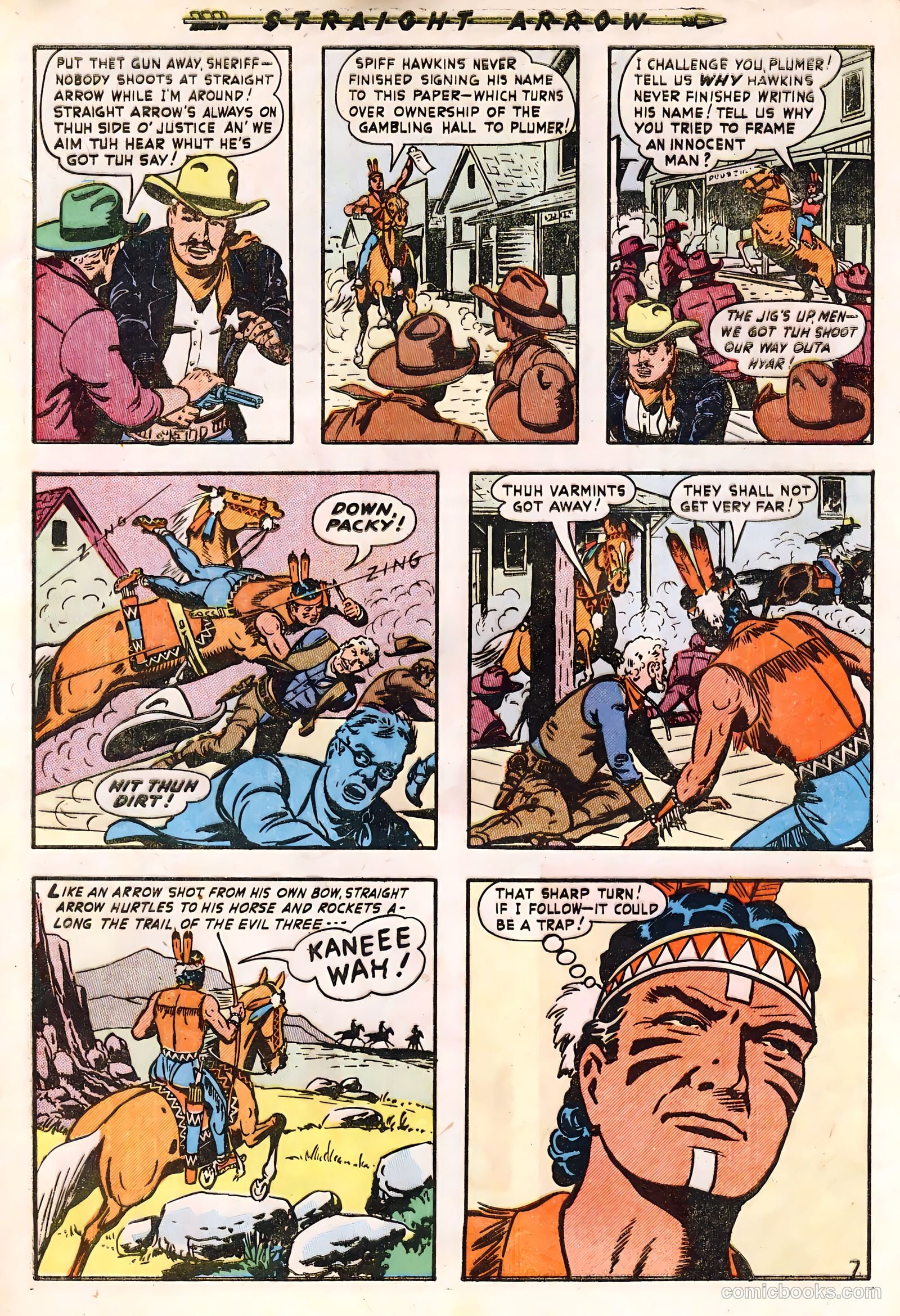 Straight Arrow #10 (1951) — page 32 of 36
