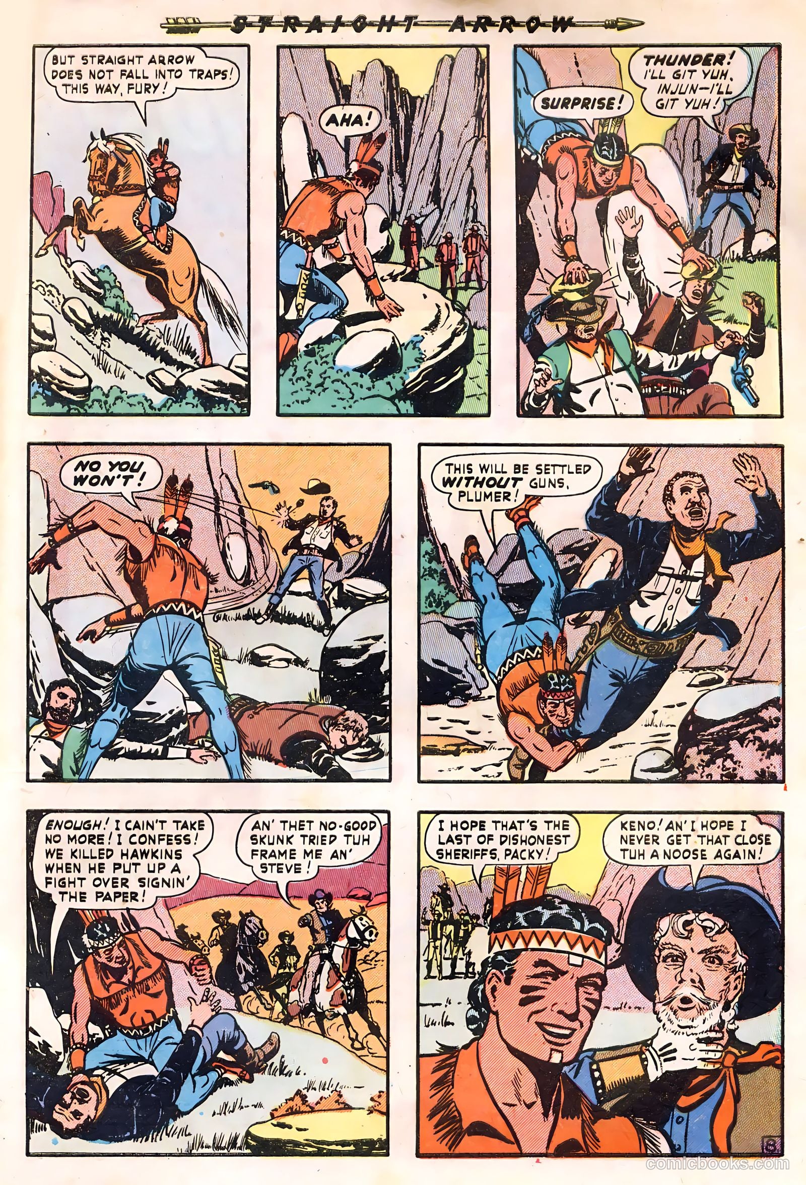Straight Arrow #10 (1951) — page 33 of 36