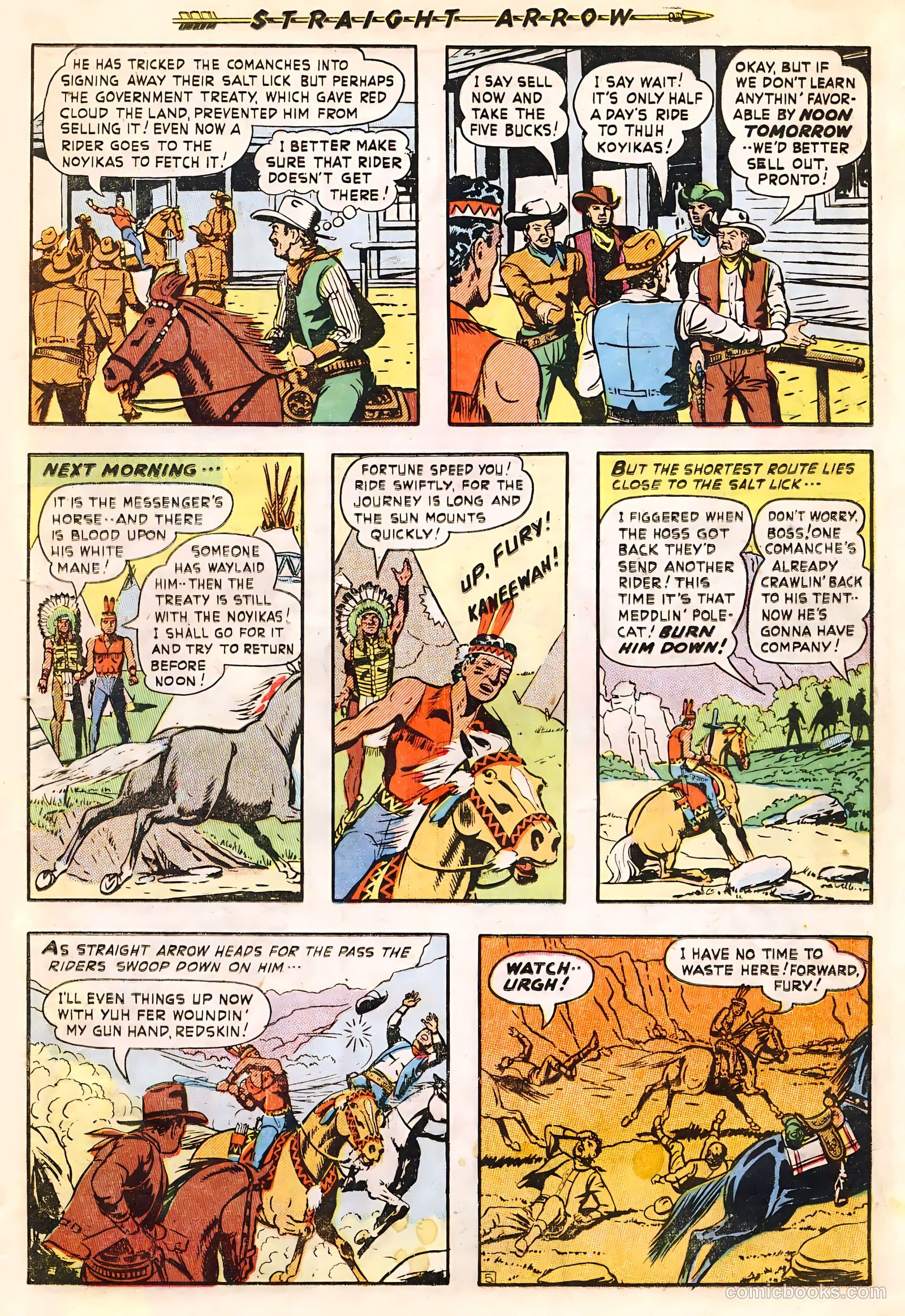Straight Arrow #11 (1951) — page 15 of 36
