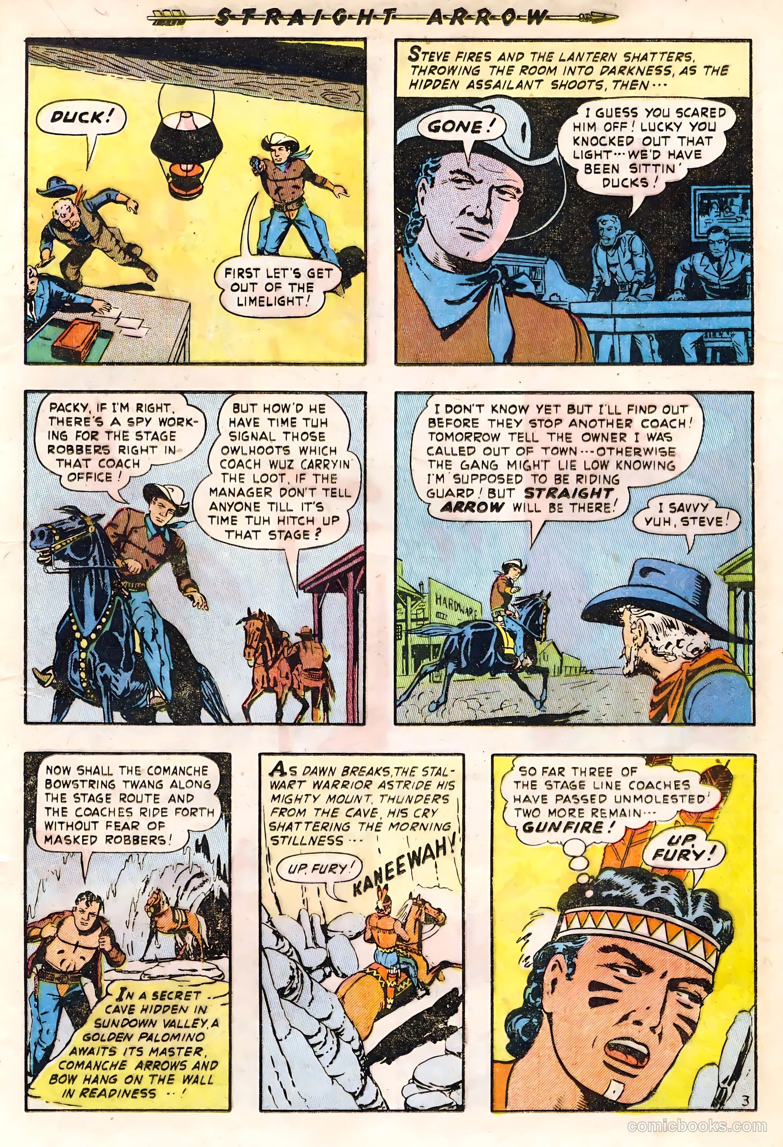 Straight Arrow #12 (1951) — page 21 of 36