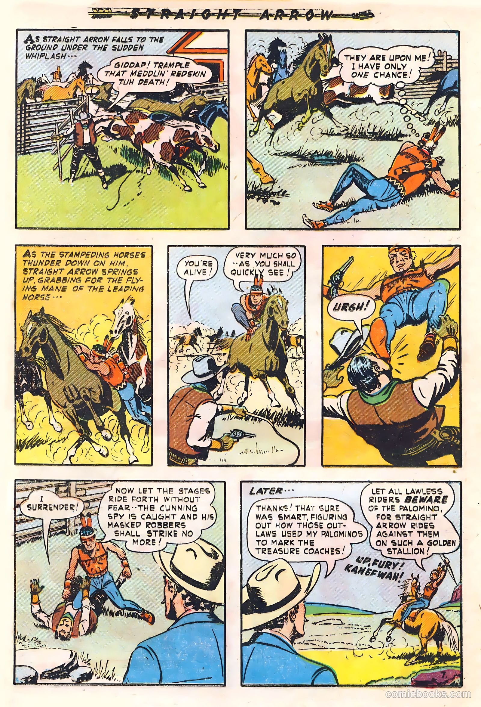 Straight Arrow #12 (1951) — page 25 of 36