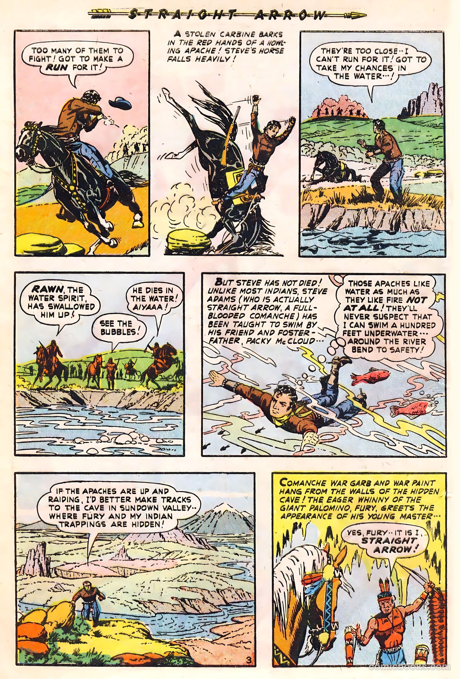 Straight Arrow #12 (1951) — page 28 of 36