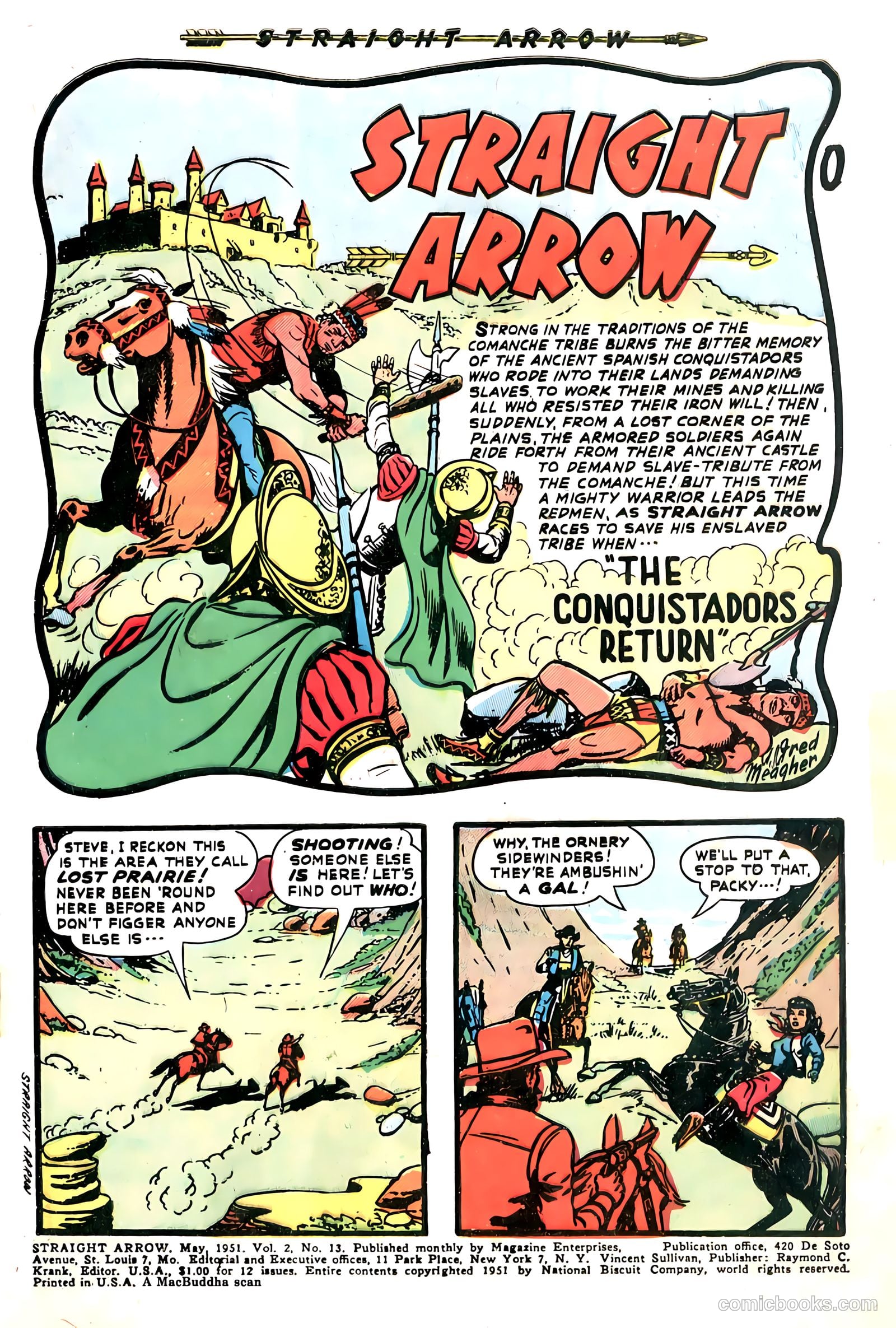 Straight Arrow #13 (1951) — page 3 of 36