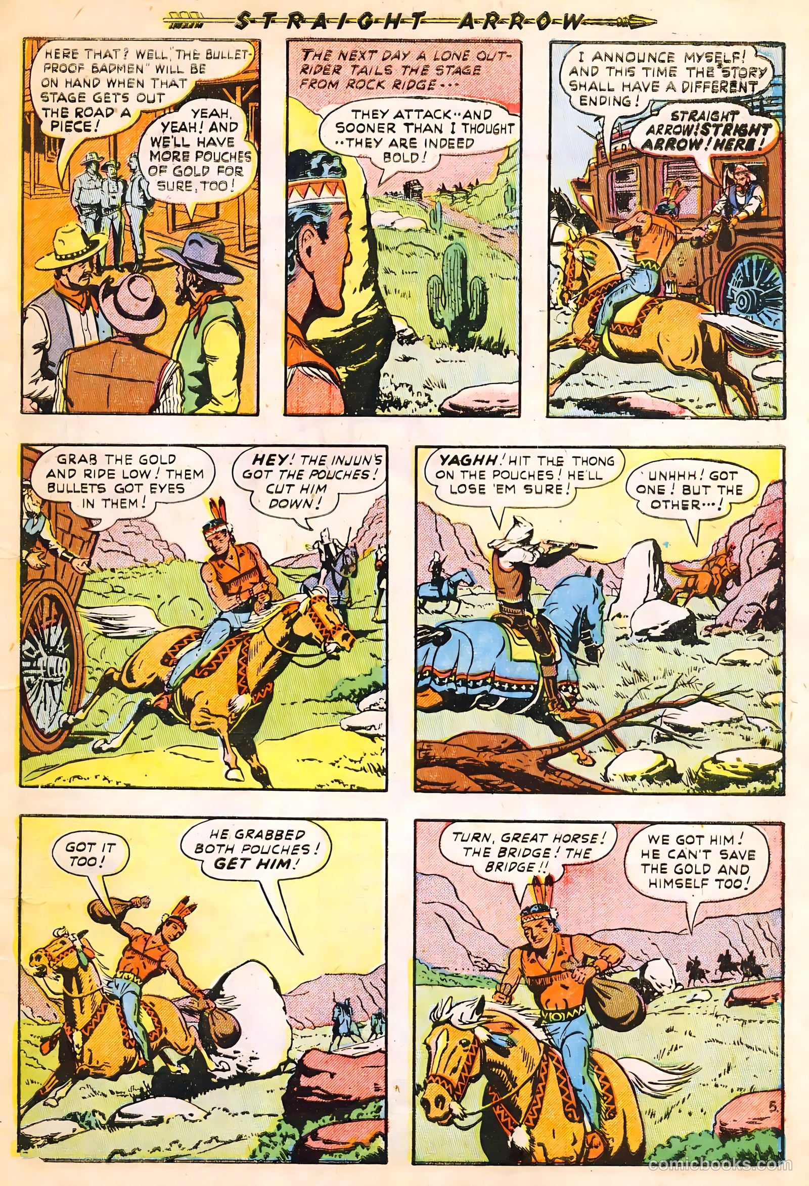 Straight Arrow #14 (1951) — page 7 of 36