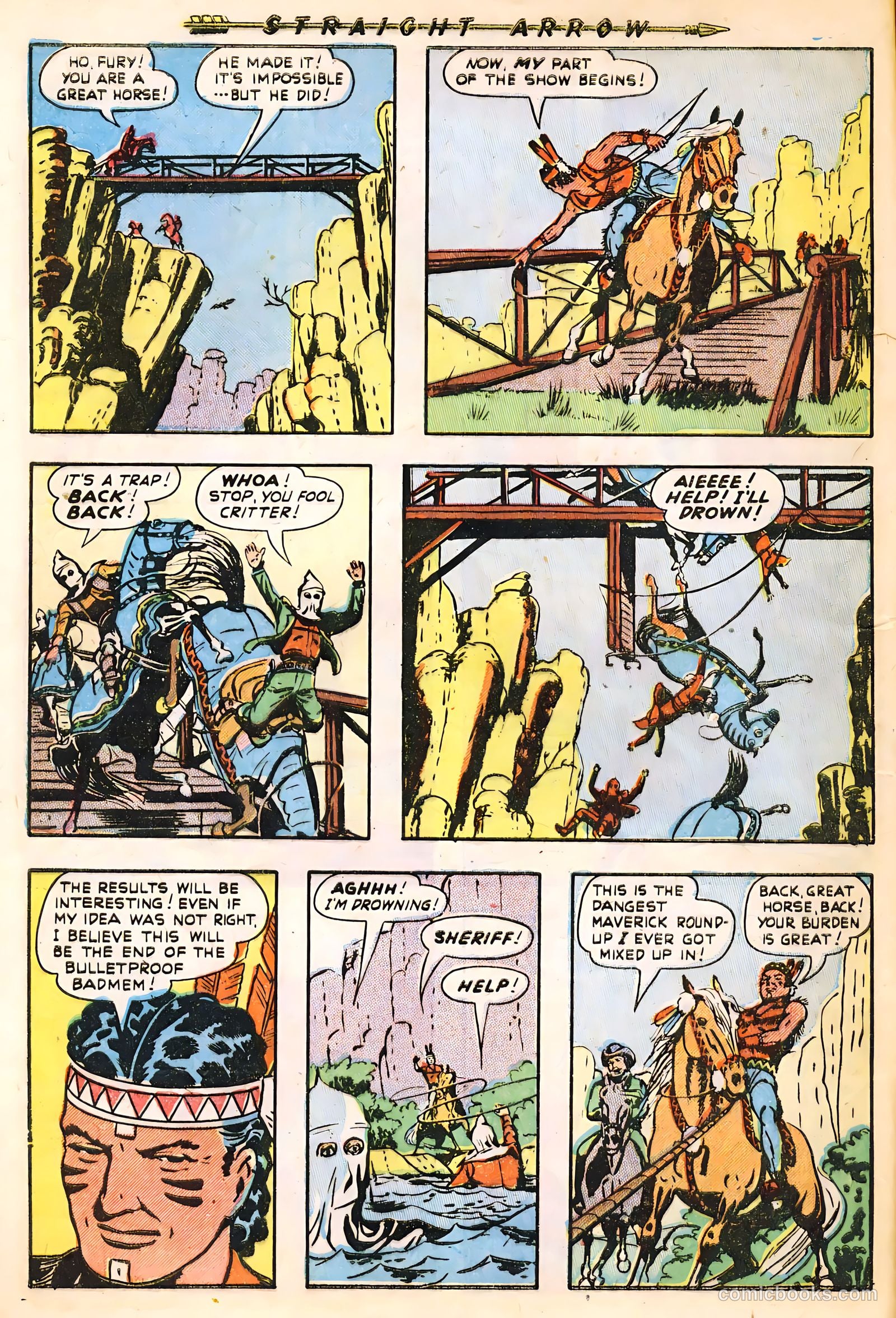 Straight Arrow #14 (1951) — page 8 of 36