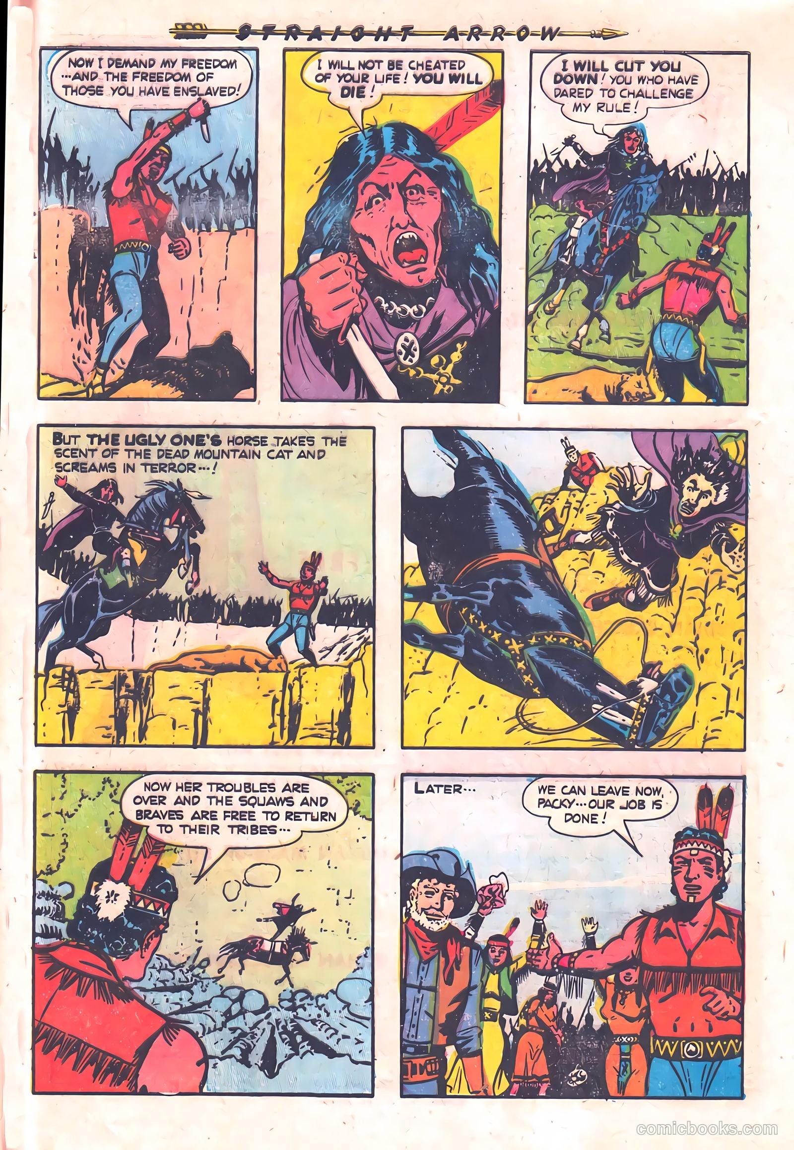 Straight Arrow #18 (1951) — page 33 of 36