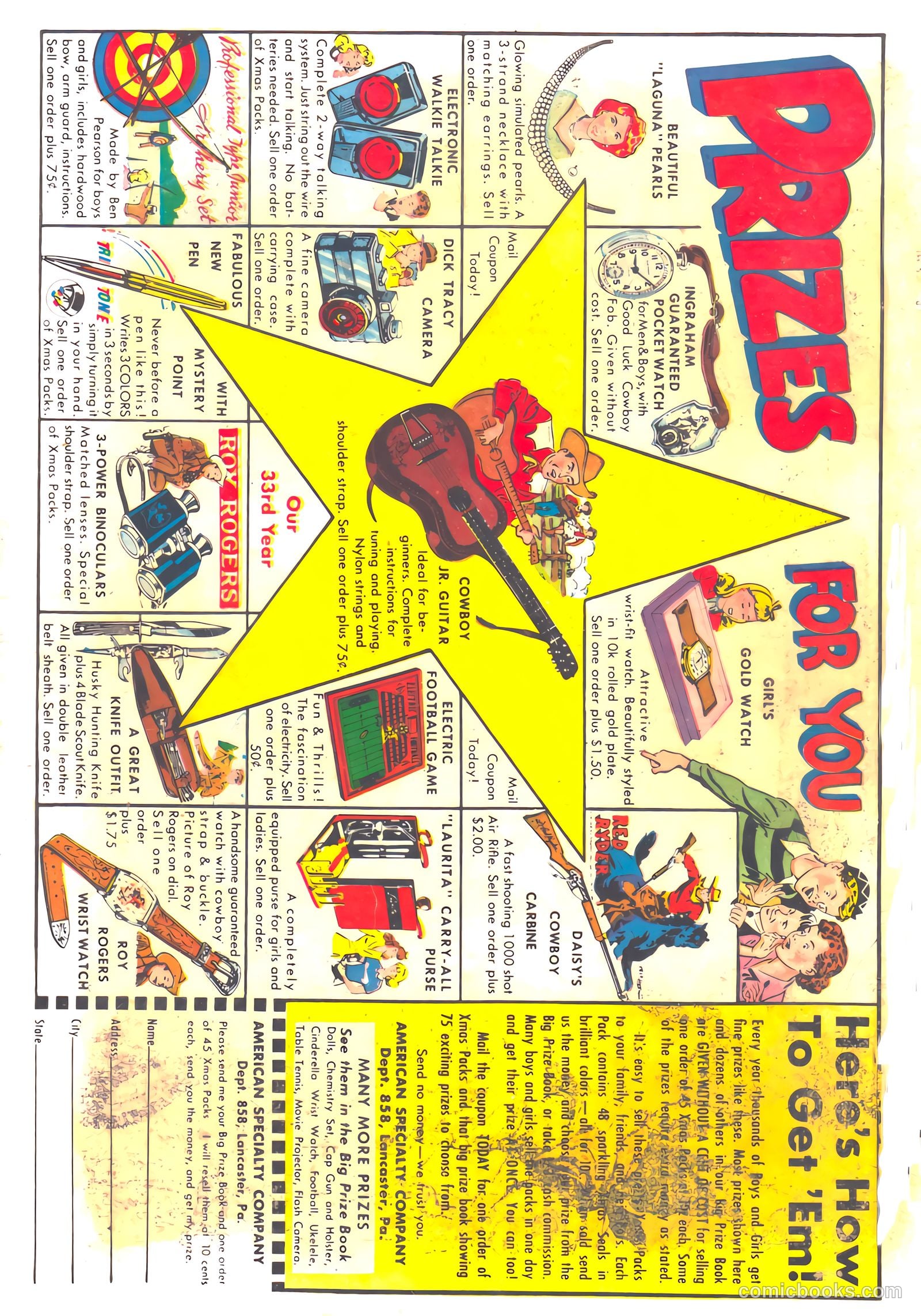 Straight Arrow #18 (1951) — page 36 of 36