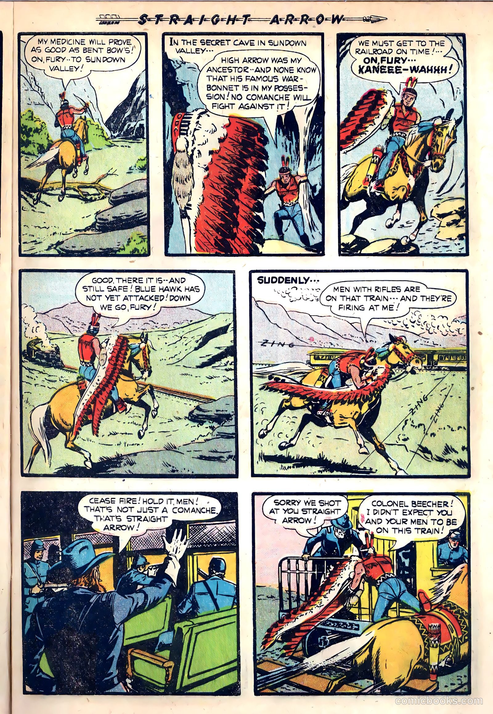 Straight Arrow #19 (1951) — page 7 of 36