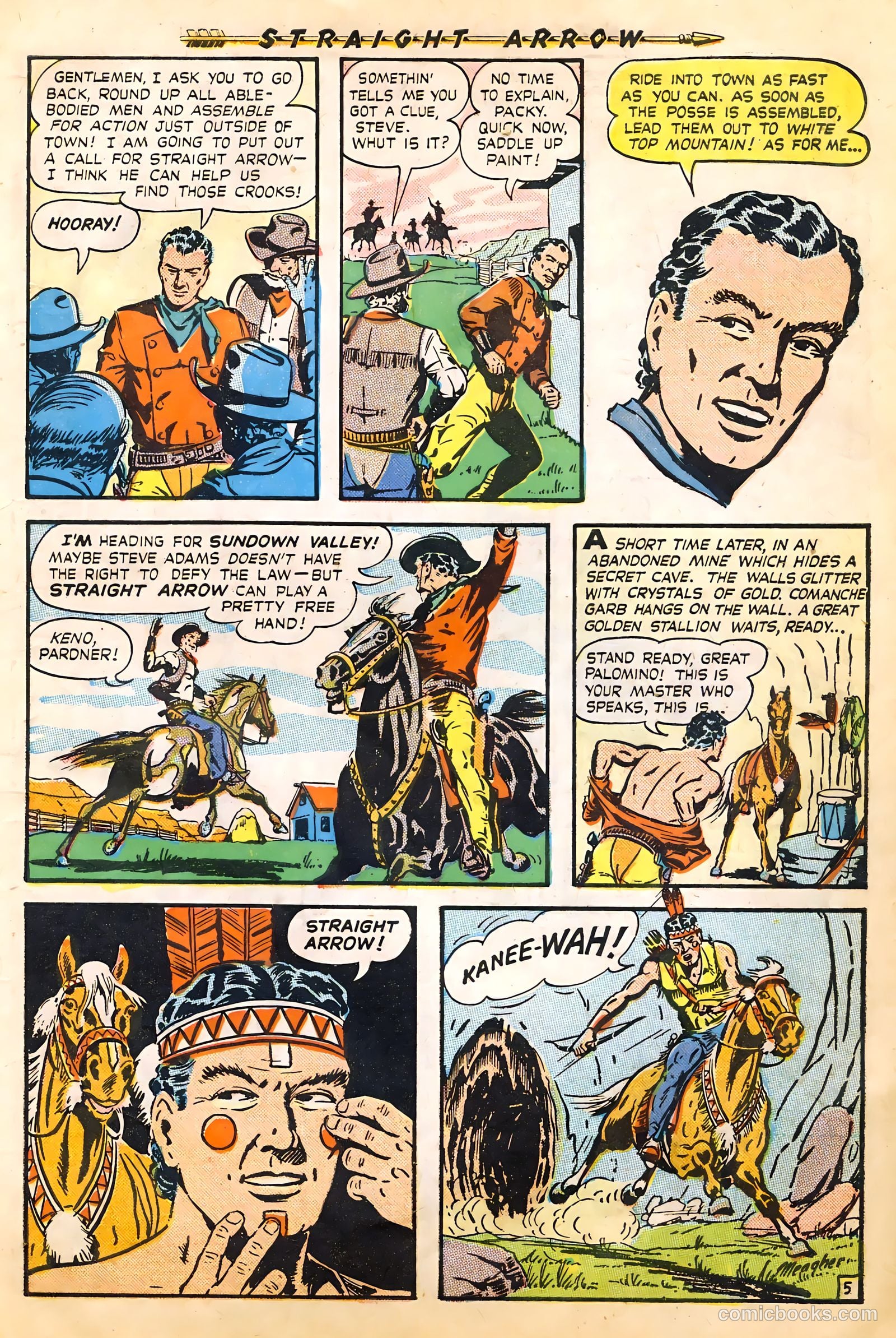 Straight Arrow #2 (1950) — page 7 of 36