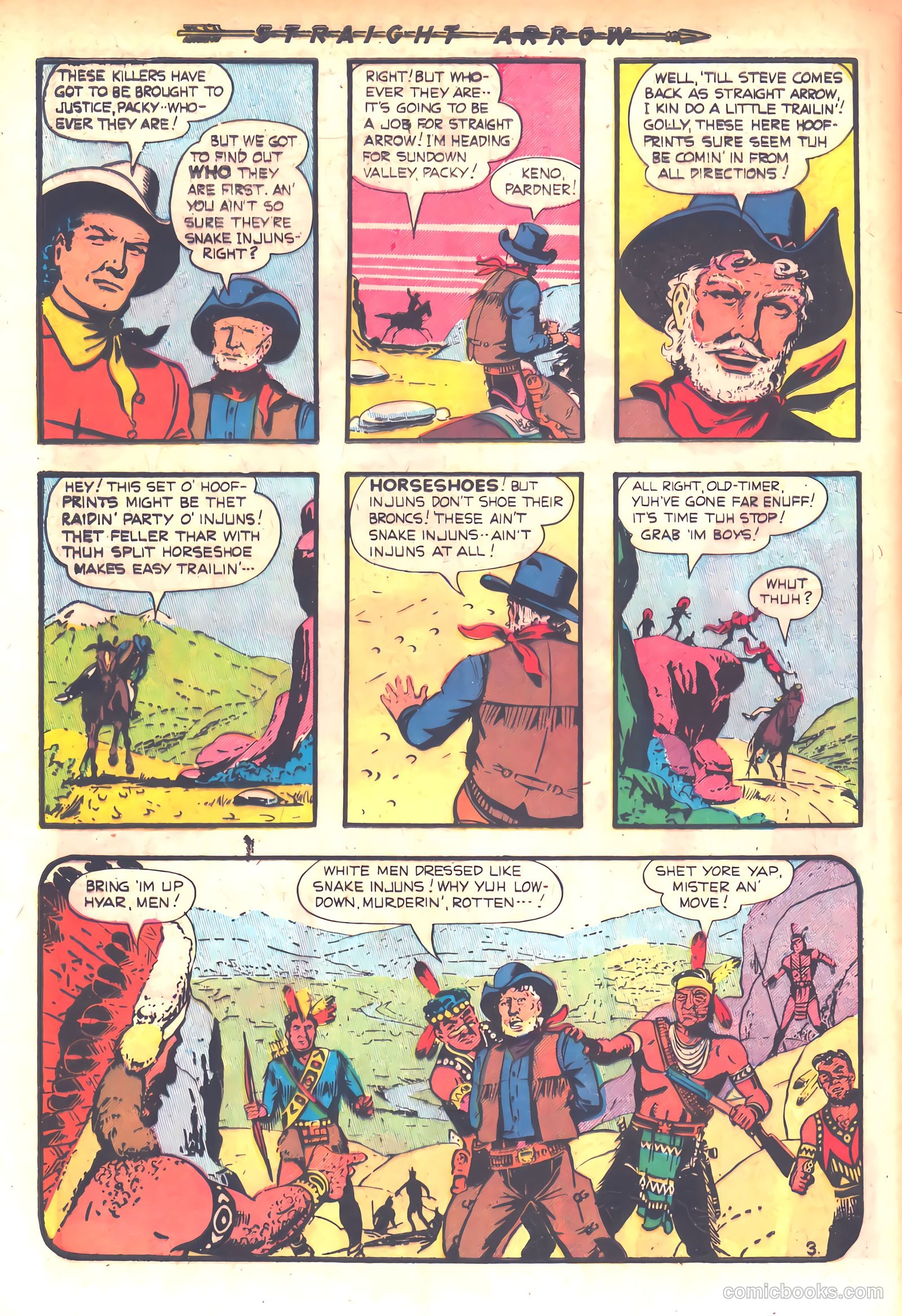 Straight Arrow #20 (1951) — page 28 of 36