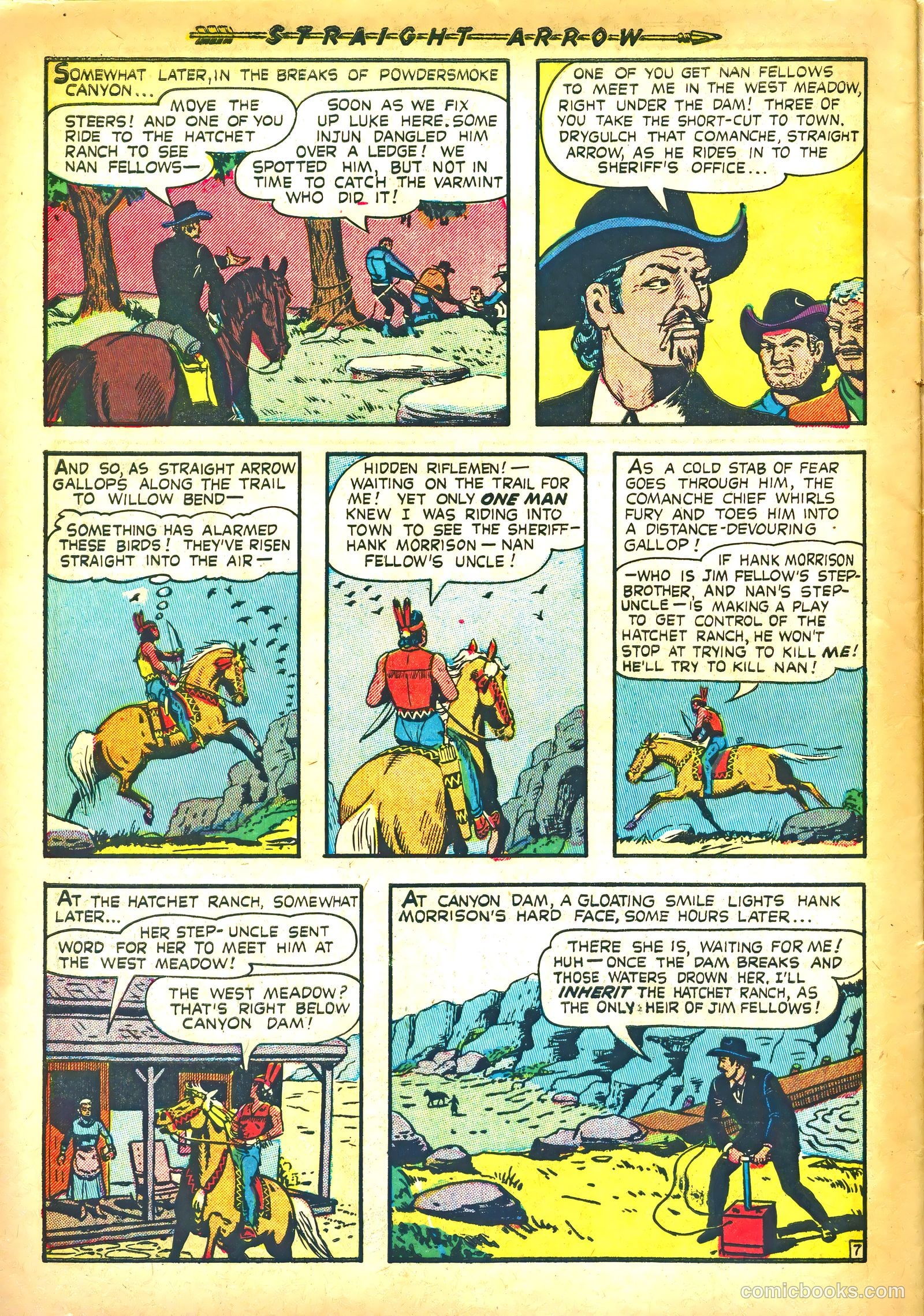 Straight Arrow #21 (1952) — page 32 of 36