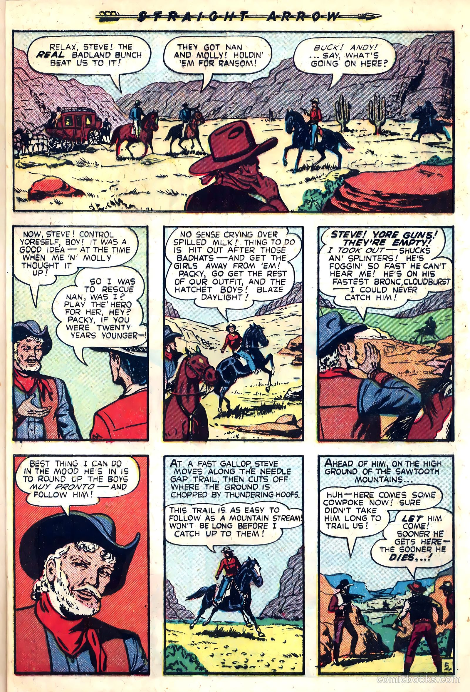 Straight Arrow #22 (1952) — page 7 of 36