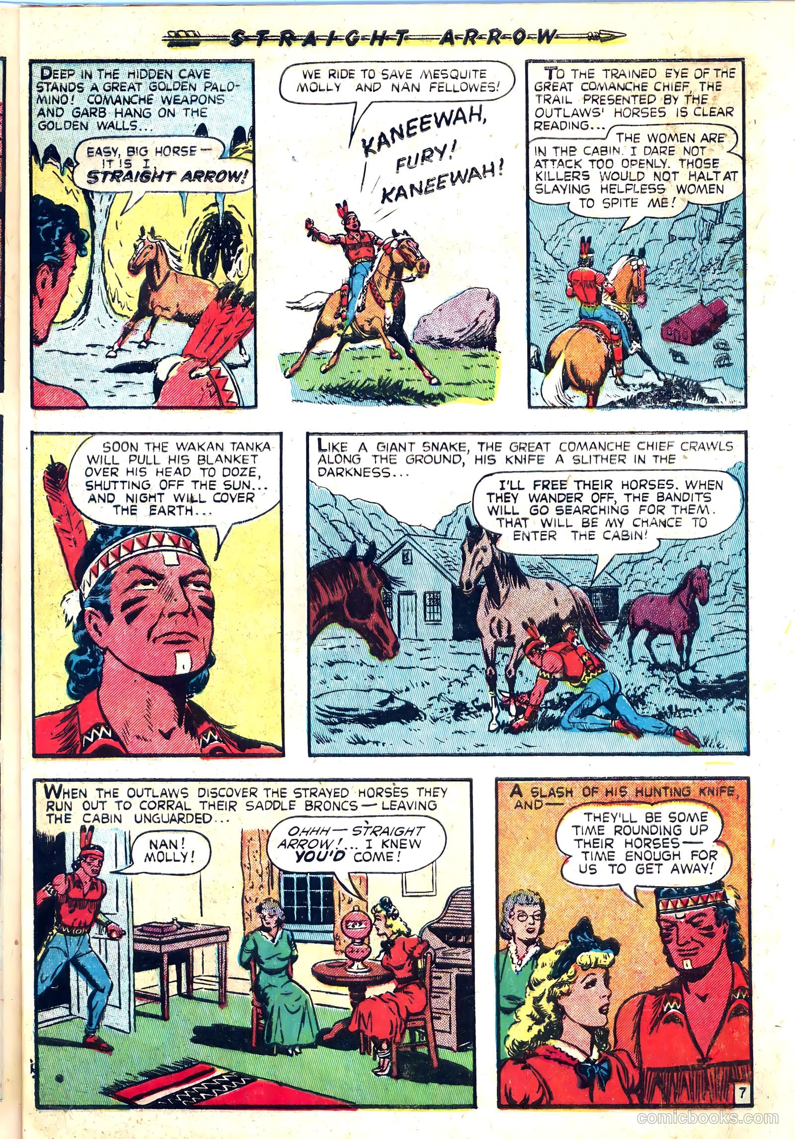 Straight Arrow #22 (1952) — page 9 of 36