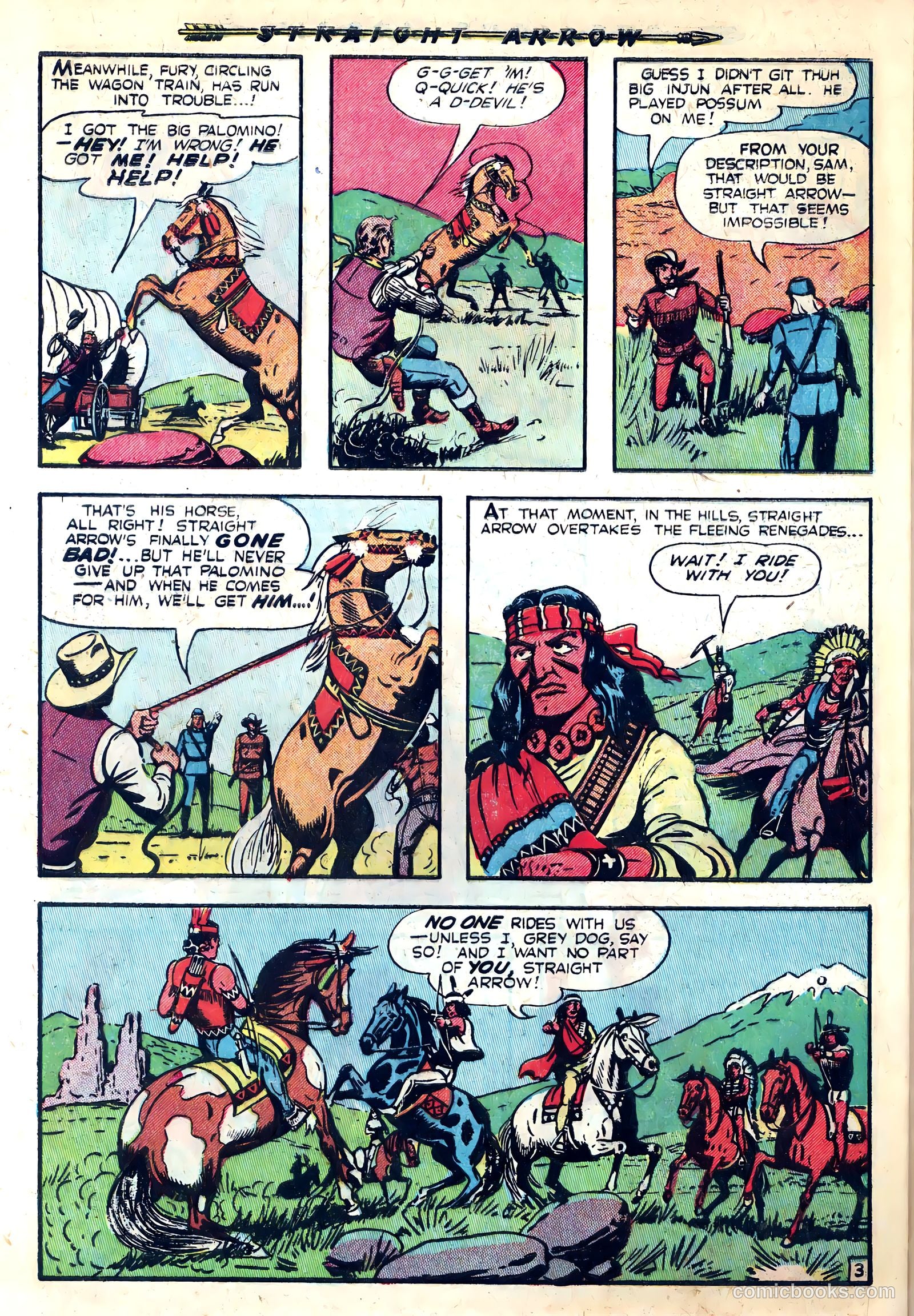 Straight Arrow #22 (1952) — page 28 of 36