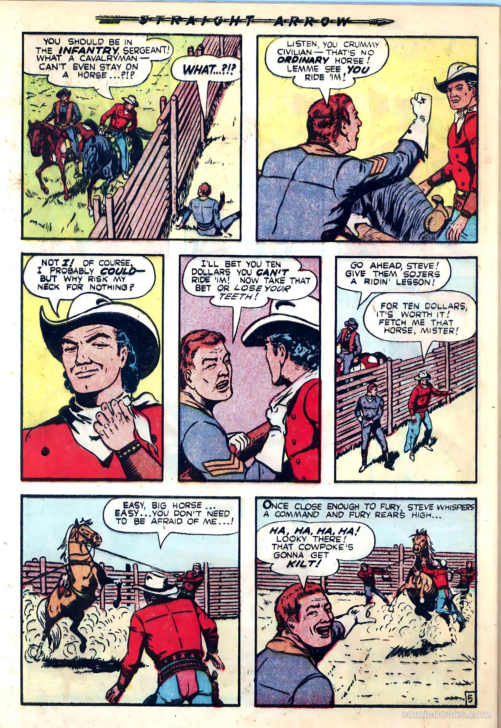Straight Arrow #22 (1952) — page 30 of 36