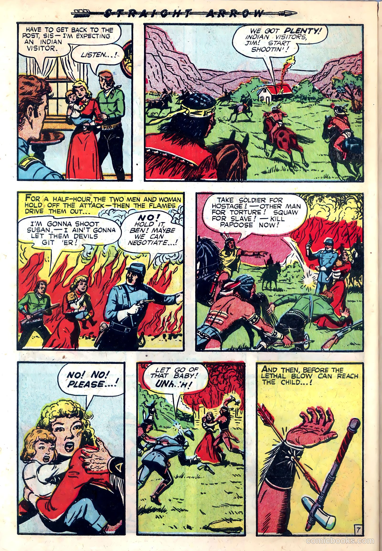 Straight Arrow #22 (1952) — page 32 of 36