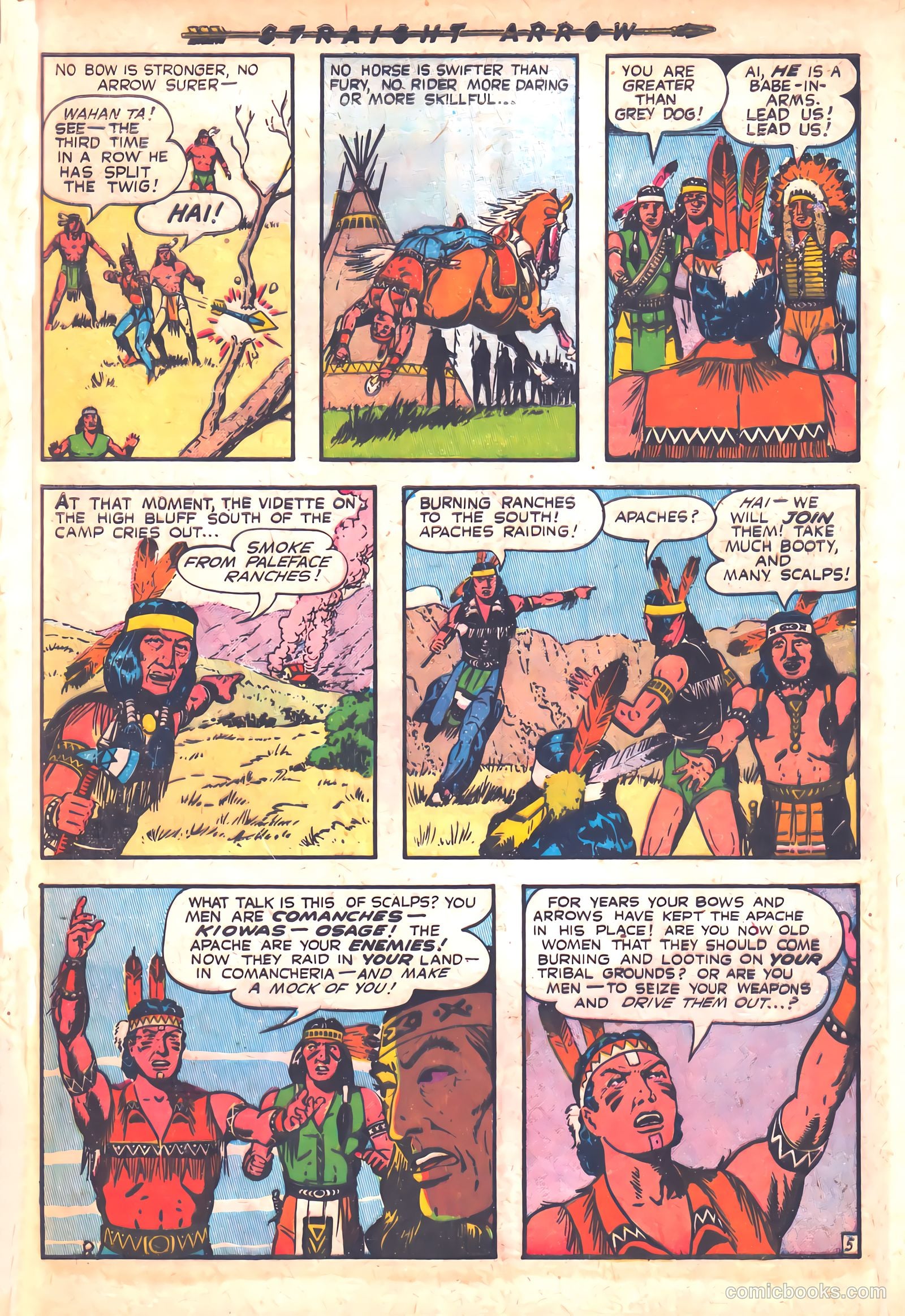 Straight Arrow #23 (1952) — page 7 of 36