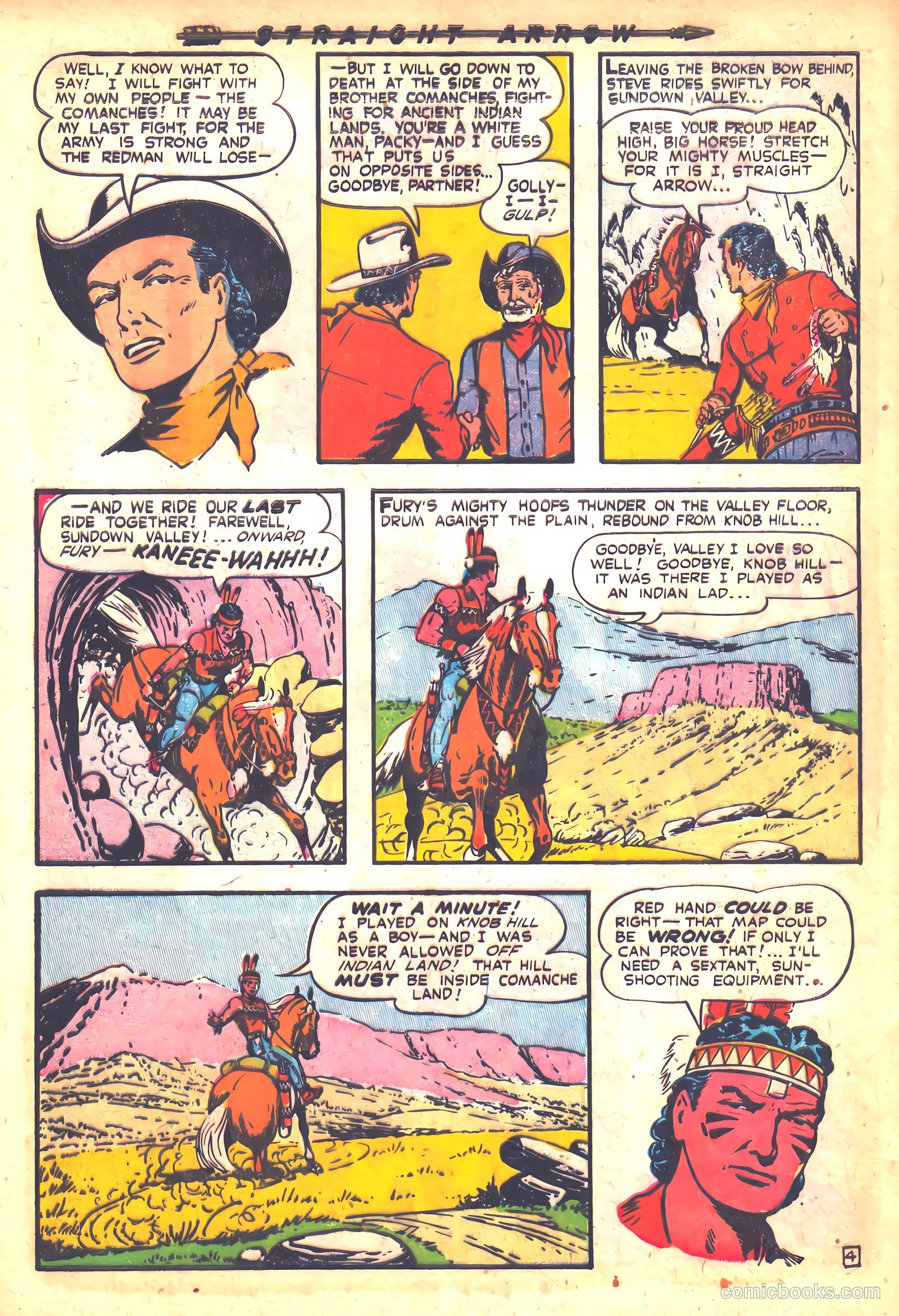 Straight Arrow #23 (1952) — page 30 of 36