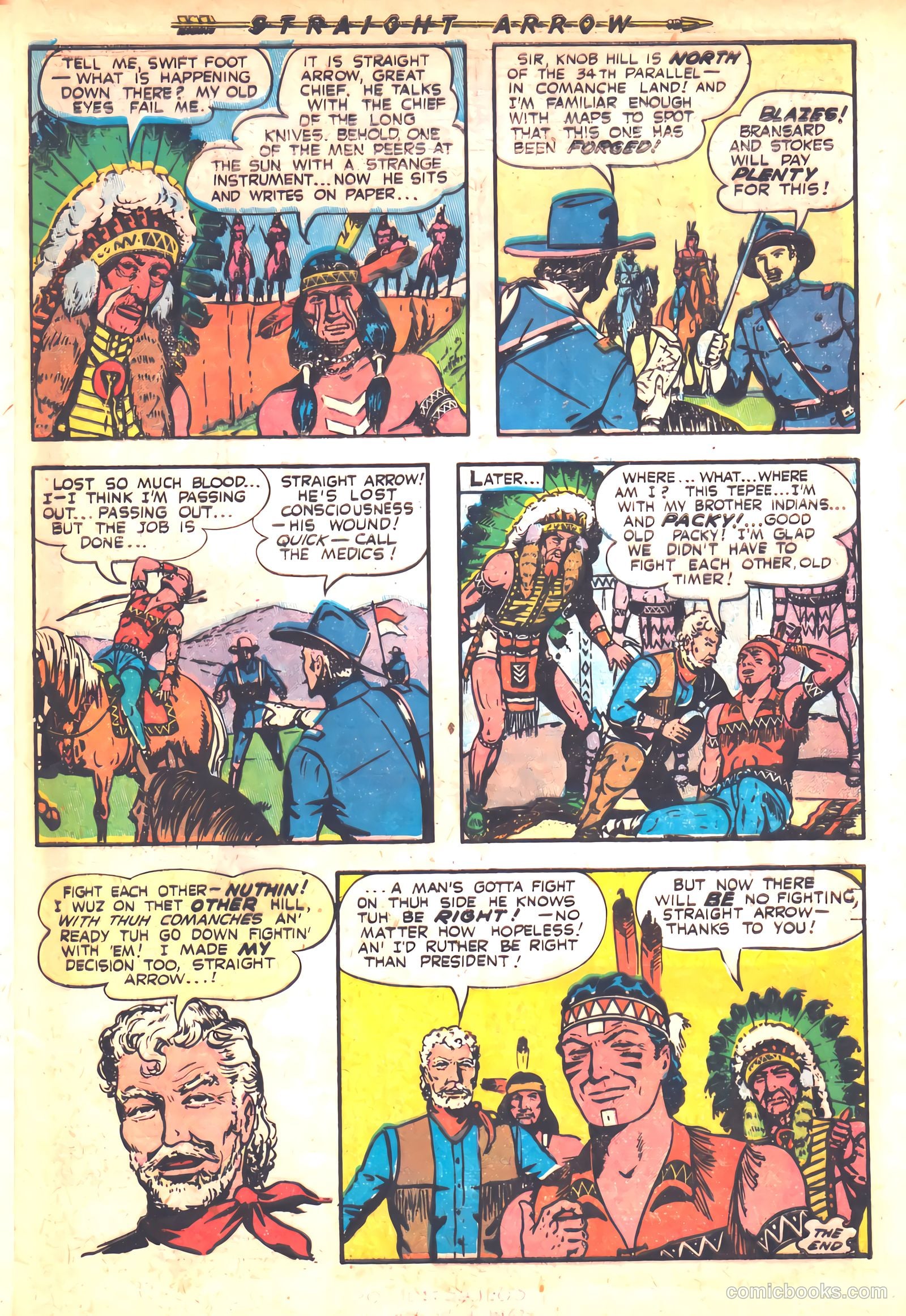Straight Arrow #23 (1952) — page 33 of 36
