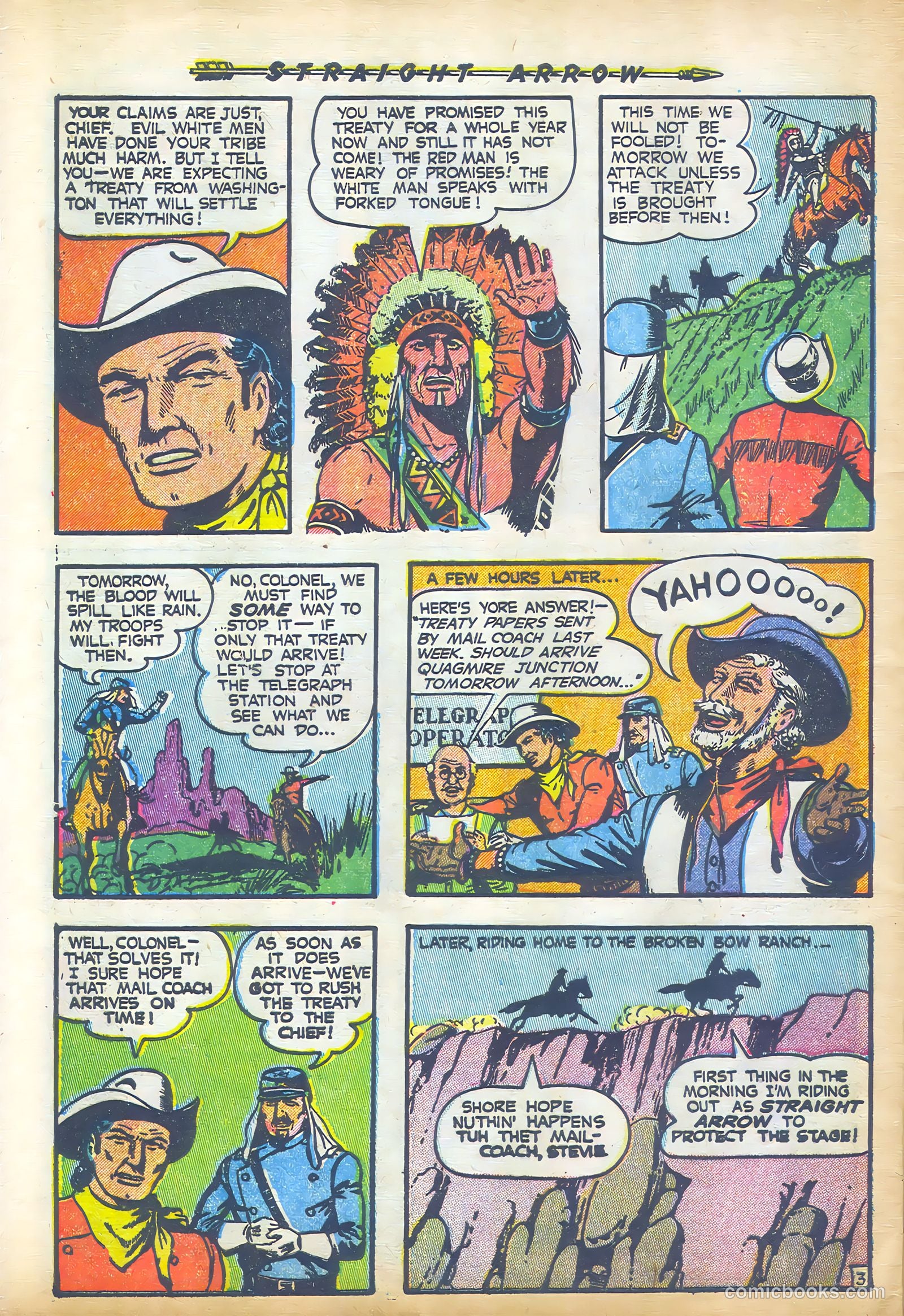 Straight Arrow #25 (1952) — page 28 of 36