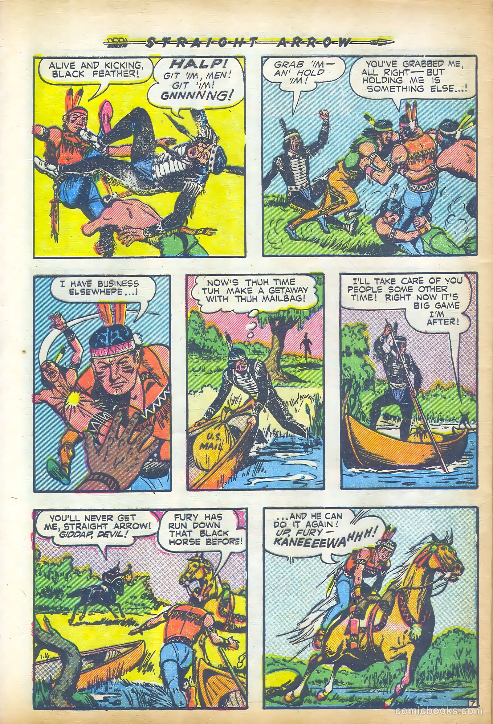 Straight Arrow #25 (1952) — page 32 of 36