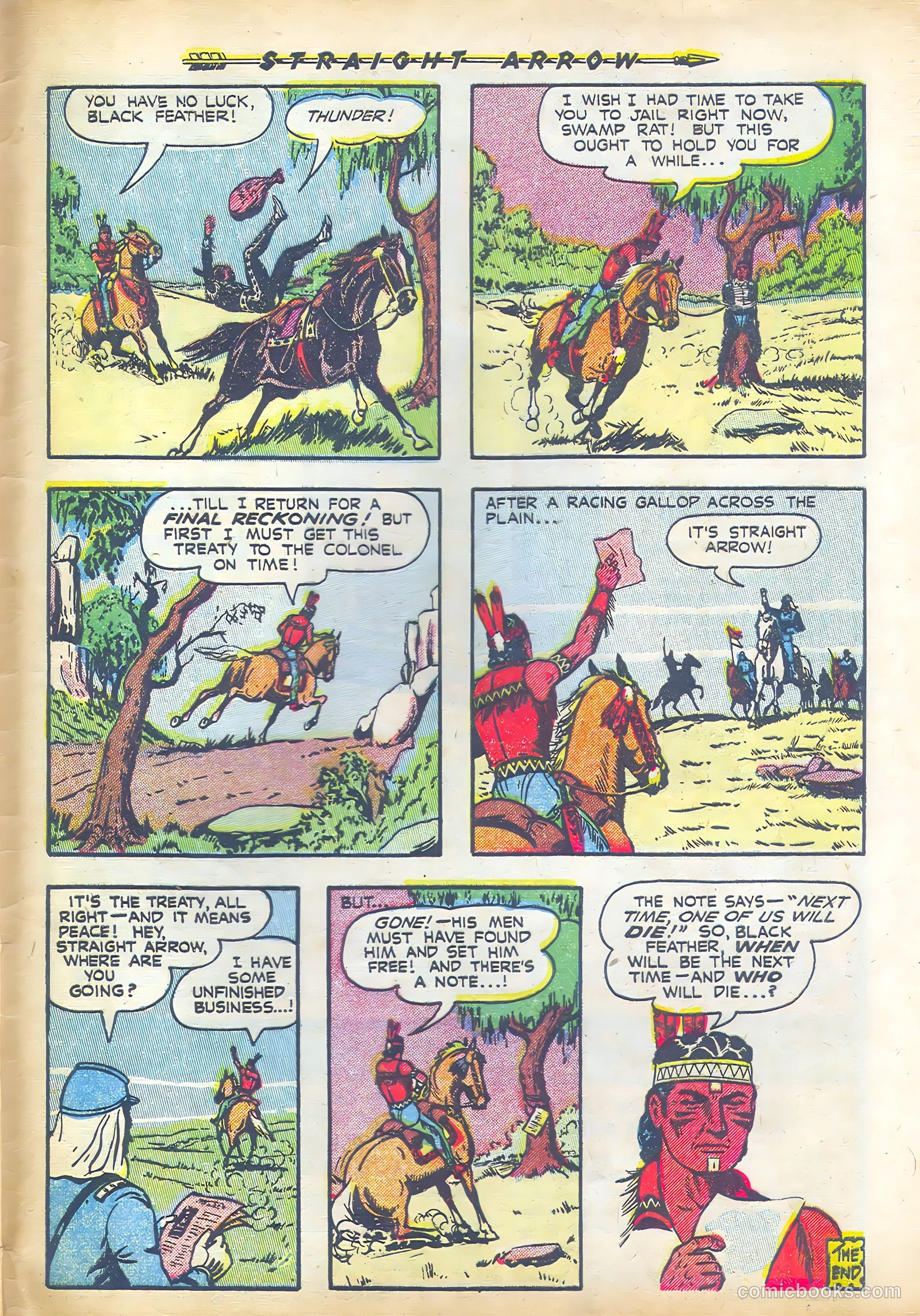 Straight Arrow #25 (1952) — page 33 of 36