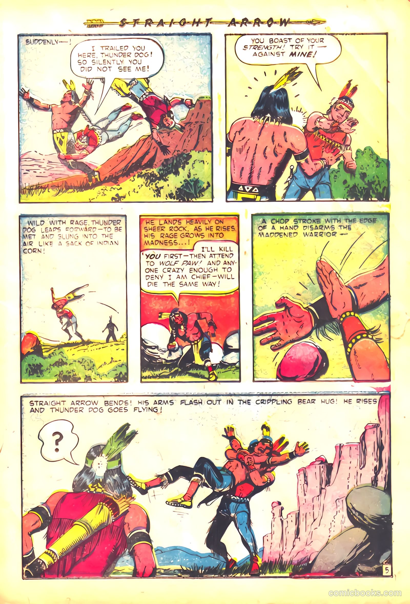 Straight Arrow #26 (1952) — page 7 of 36
