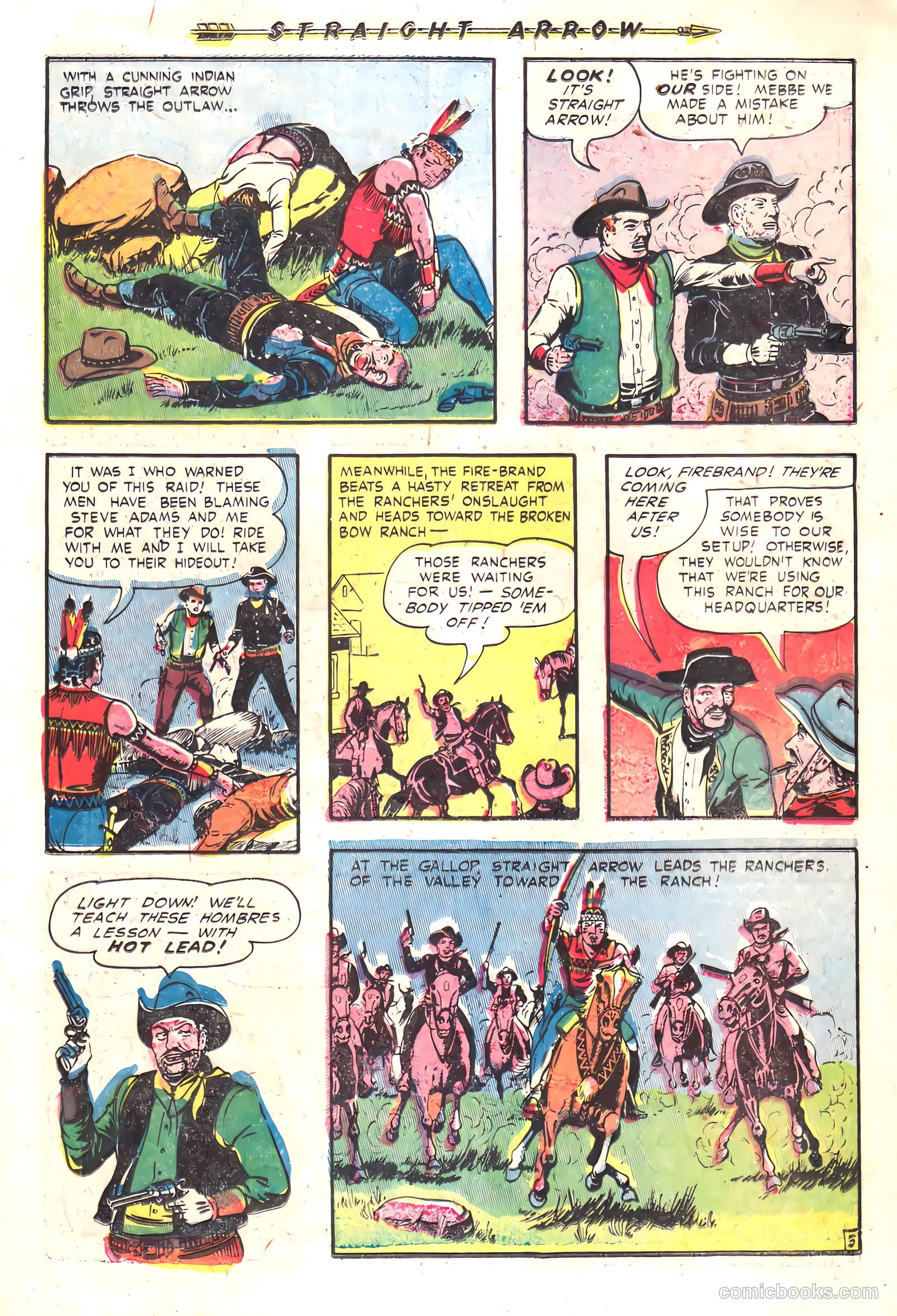 Straight Arrow #27 (1952) — page 7 of 36