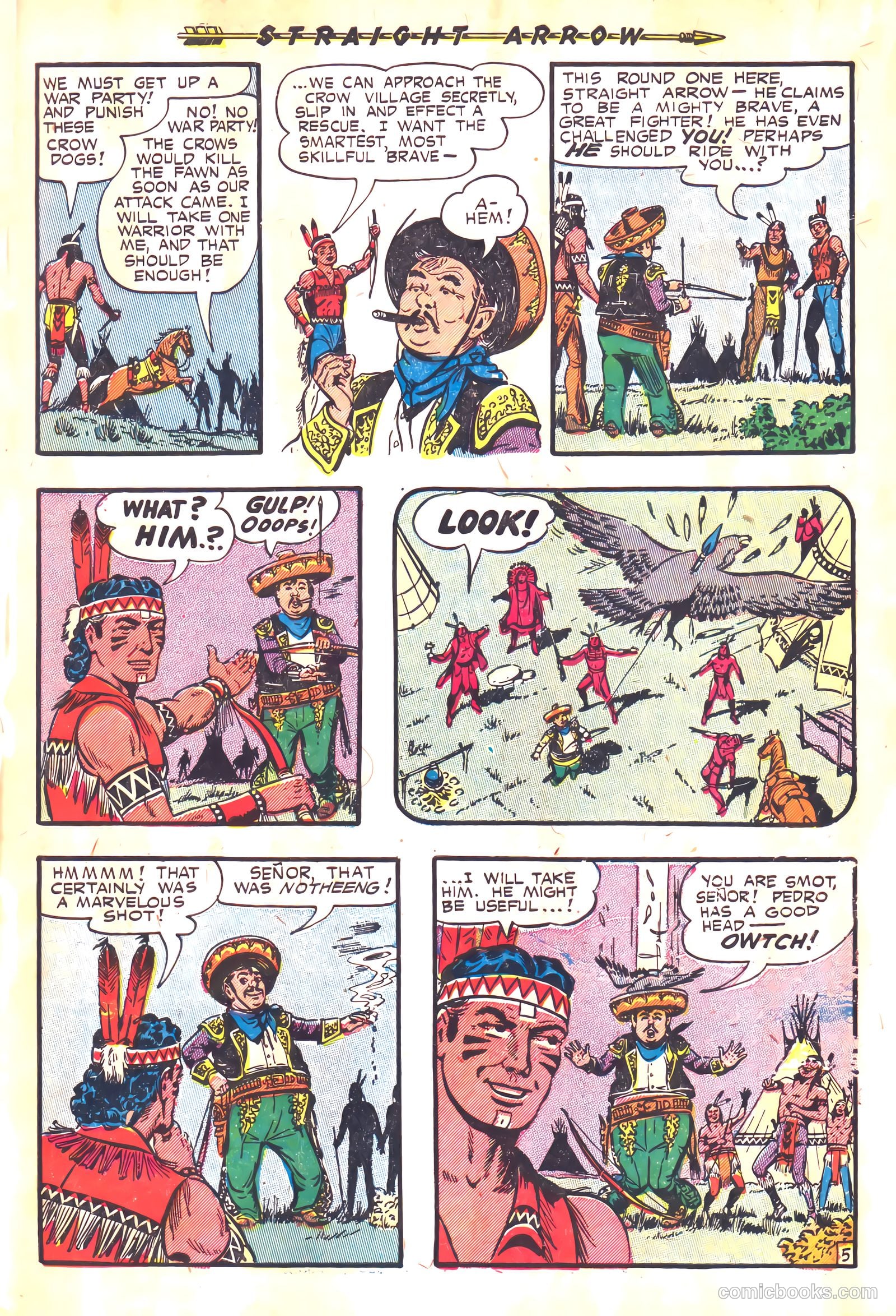Straight Arrow #28 (1953) — page 7 of 36