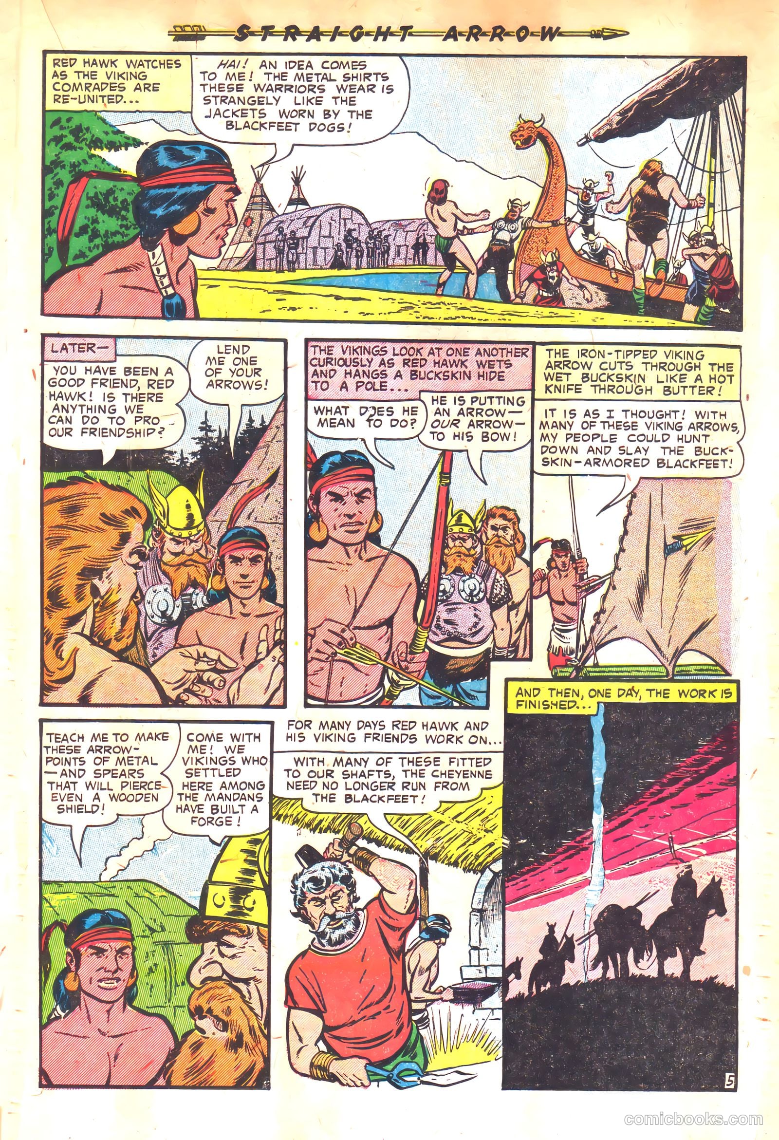 Straight Arrow #28 (1953) — page 23 of 36
