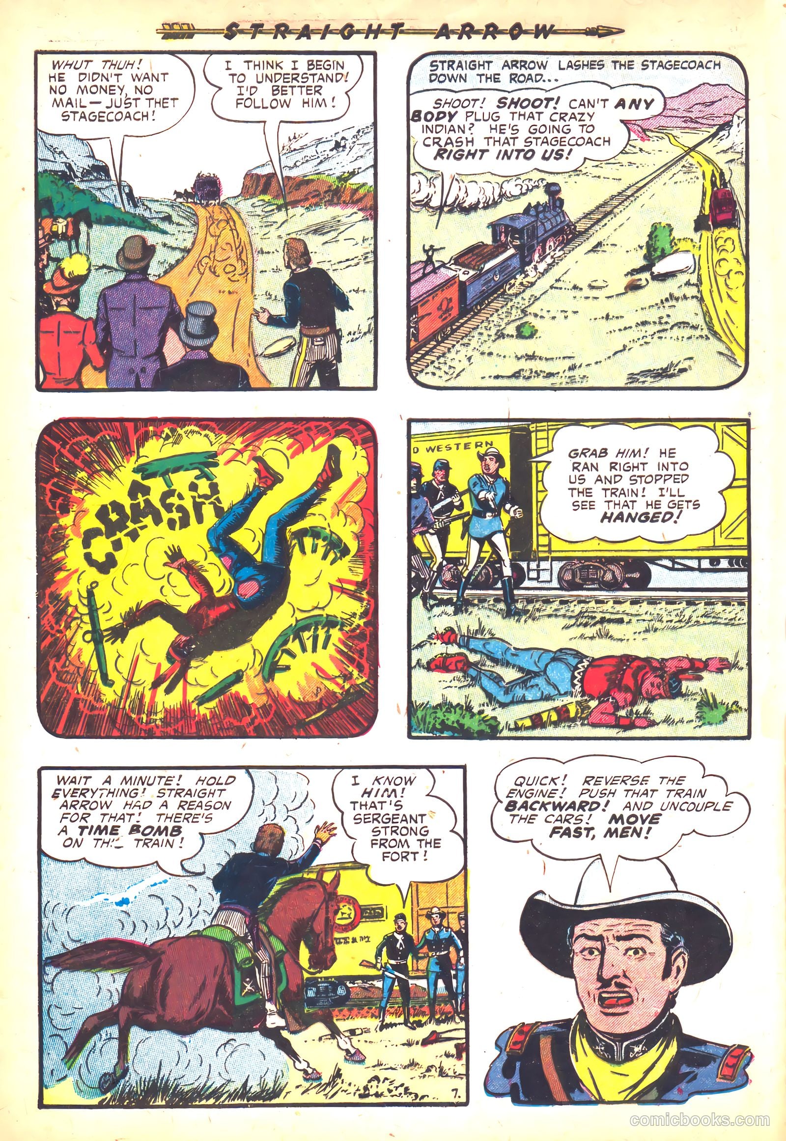 Straight Arrow #29 (1953) — page 32 of 36