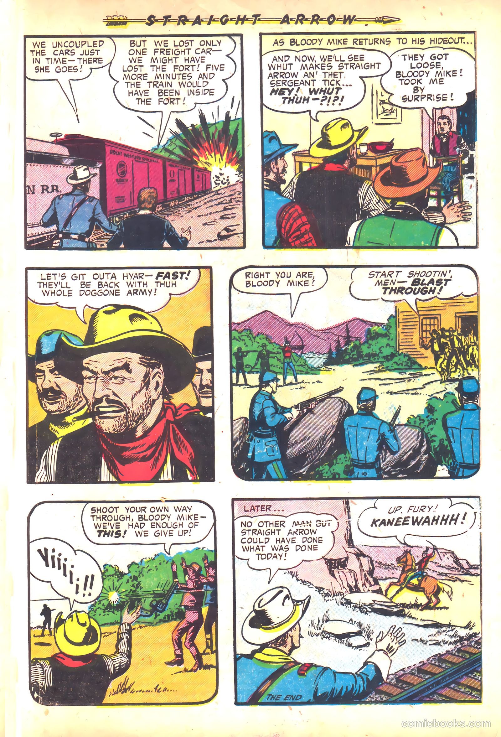 Straight Arrow #29 (1953) — page 33 of 36