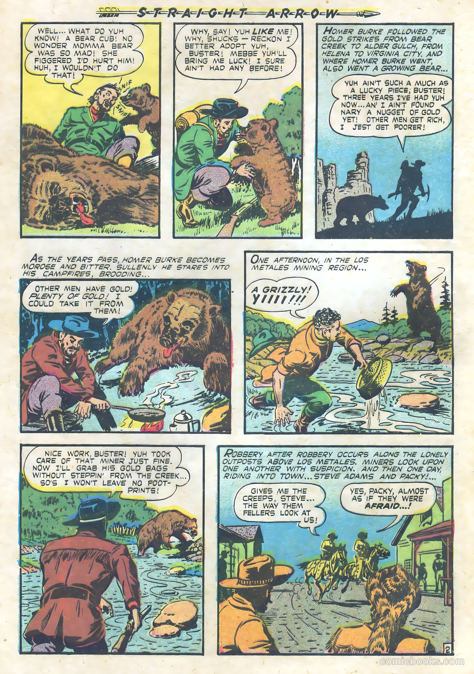Straight Arrow #3 (1950) — page 4 of 36