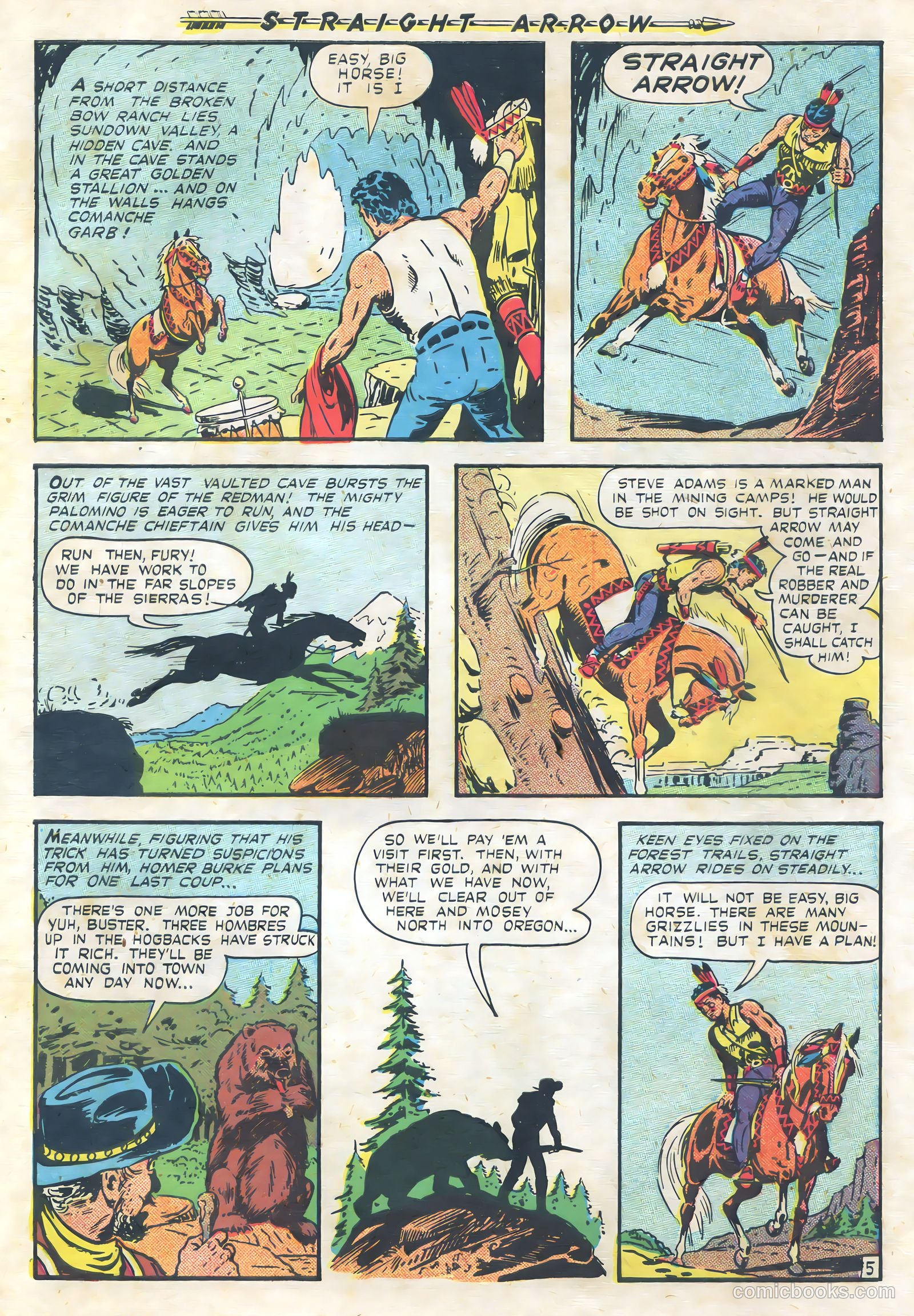 Straight Arrow #3 (1950) — page 7 of 36