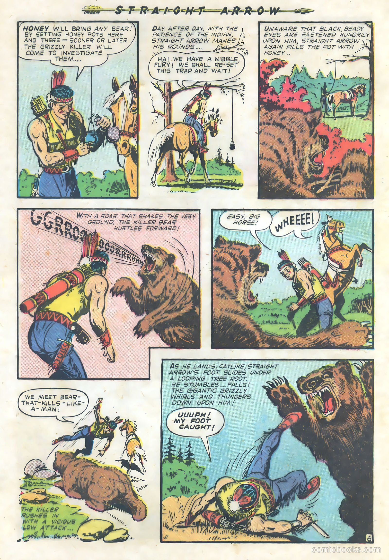 Straight Arrow #3 (1950) — page 8 of 36